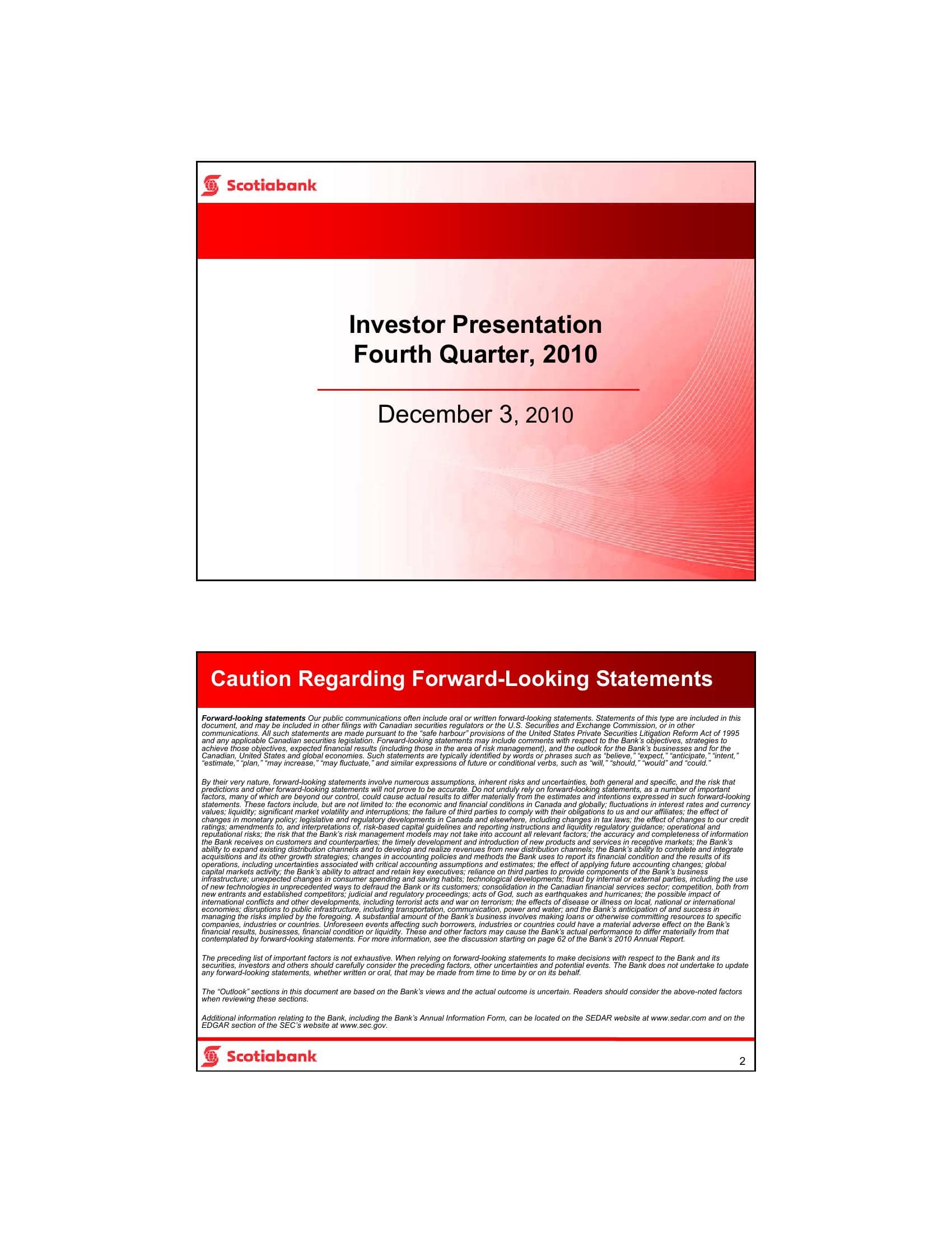 Canadian and International Banking Performance Overview image