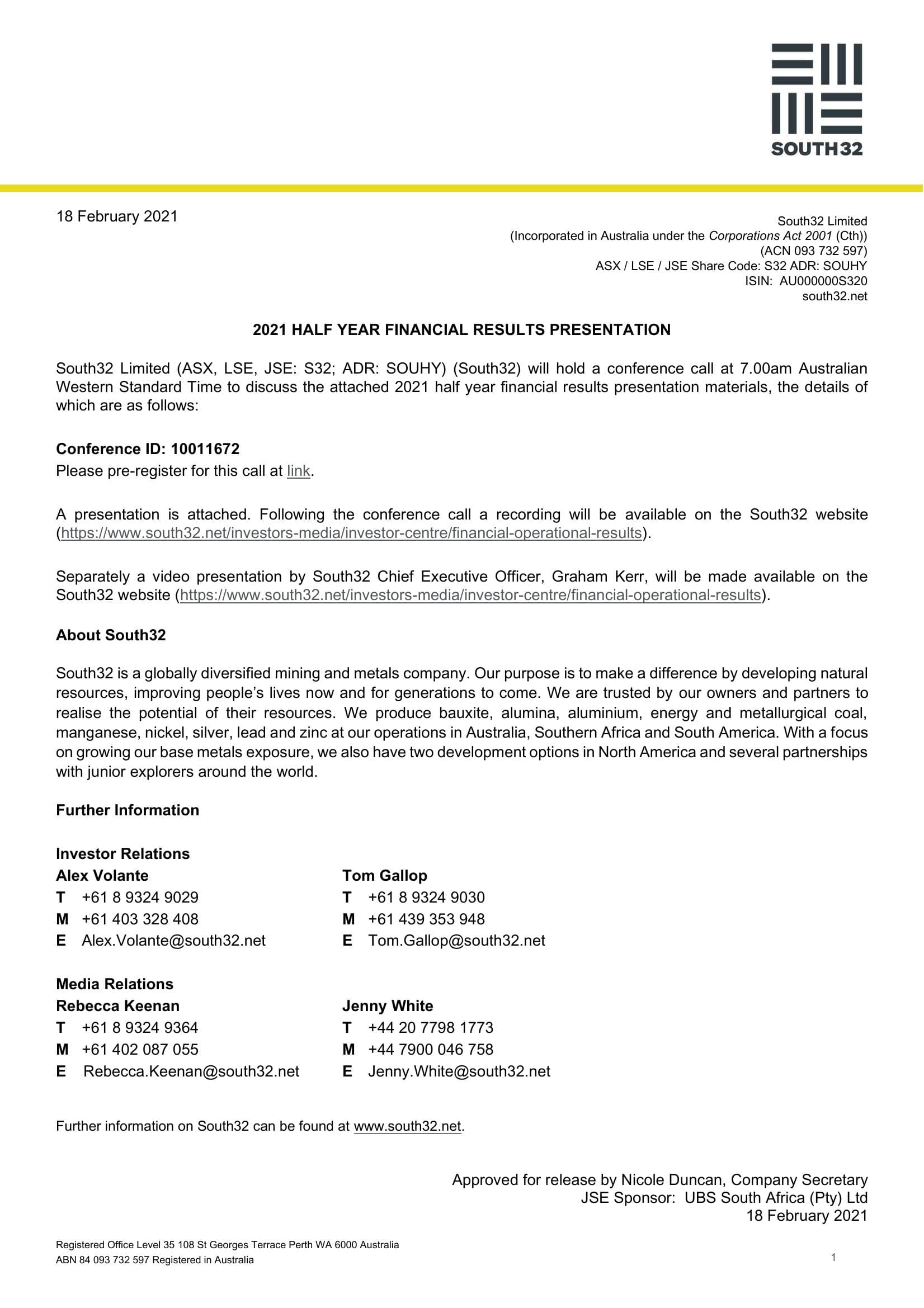 H1 FY21 Finance and Cost Analysis image