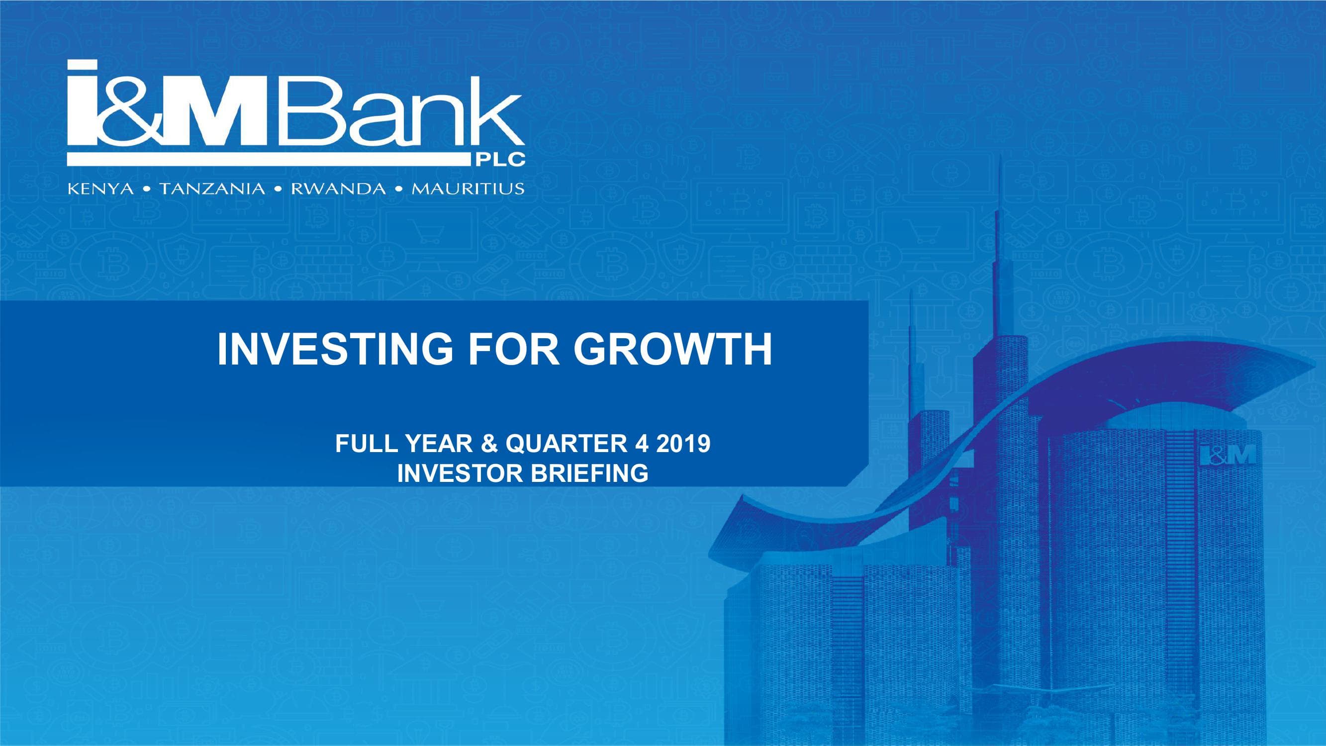 Investor Briefing - FY & Q4 2019 image