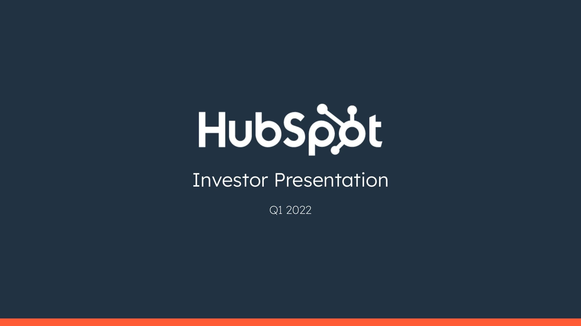 HubSpot Q1 2022 Financial Review image