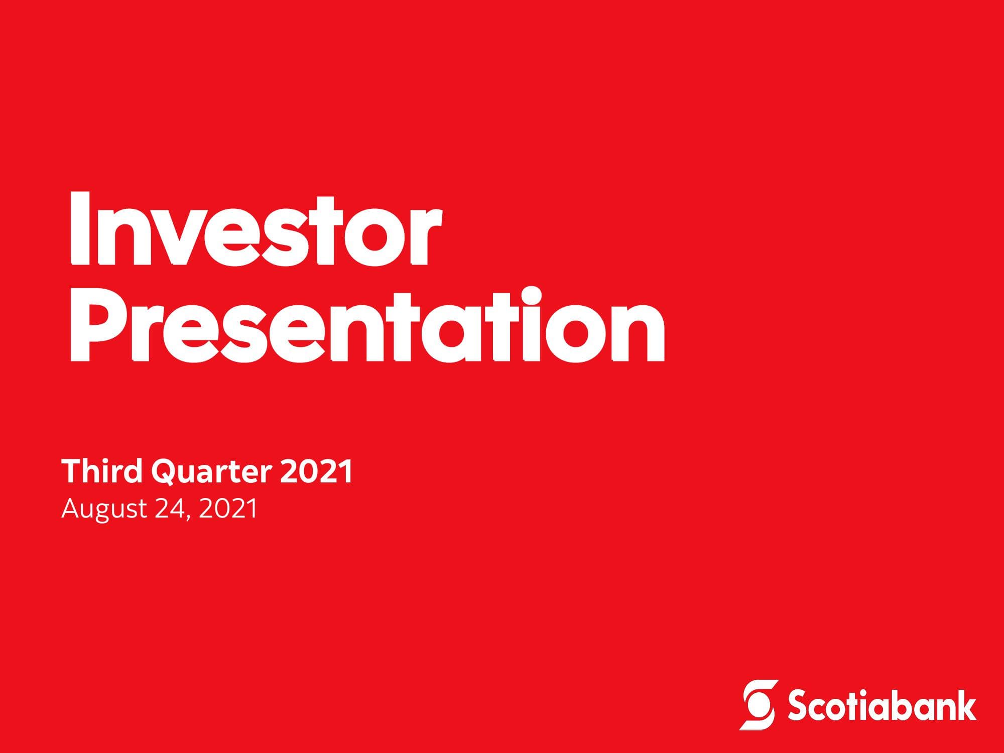 Third Quarter 2021 Investor Presentation image