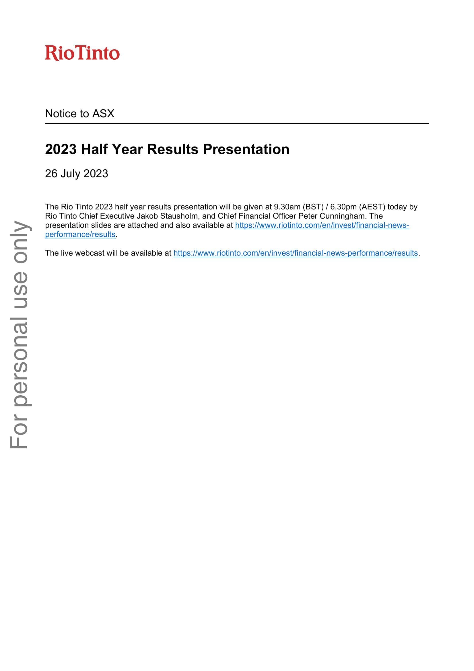 HY 2023 Results and Growth Prospects image