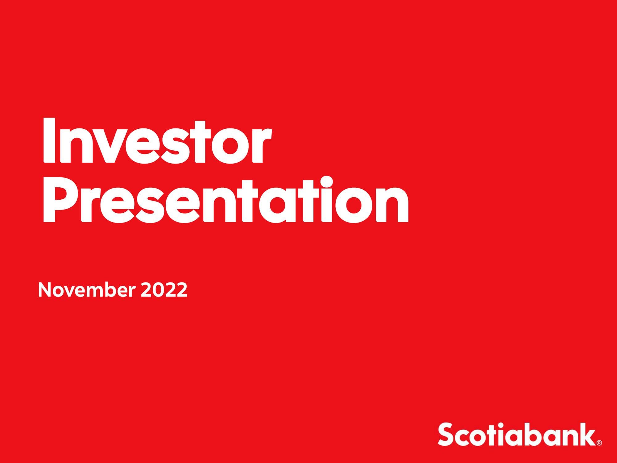 Scotiabank Investor Presentation image