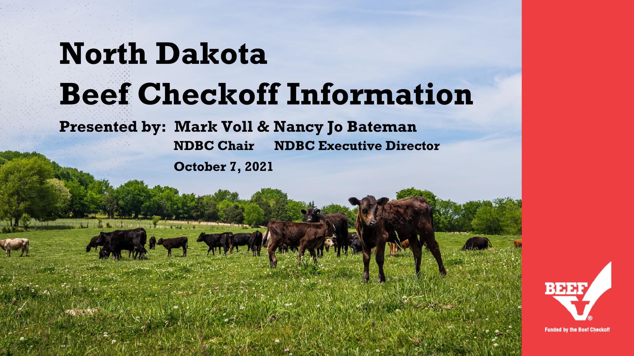 North Dakota Beef Checkoff History image