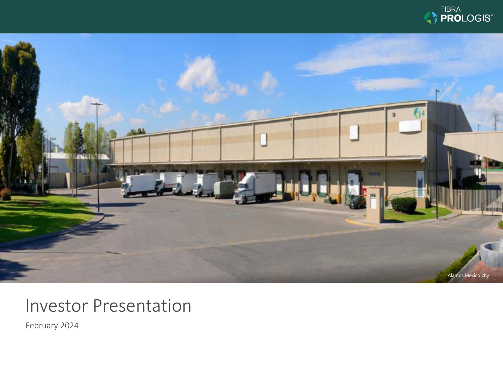 Investor Presentation FIBRA PROLOGIS image