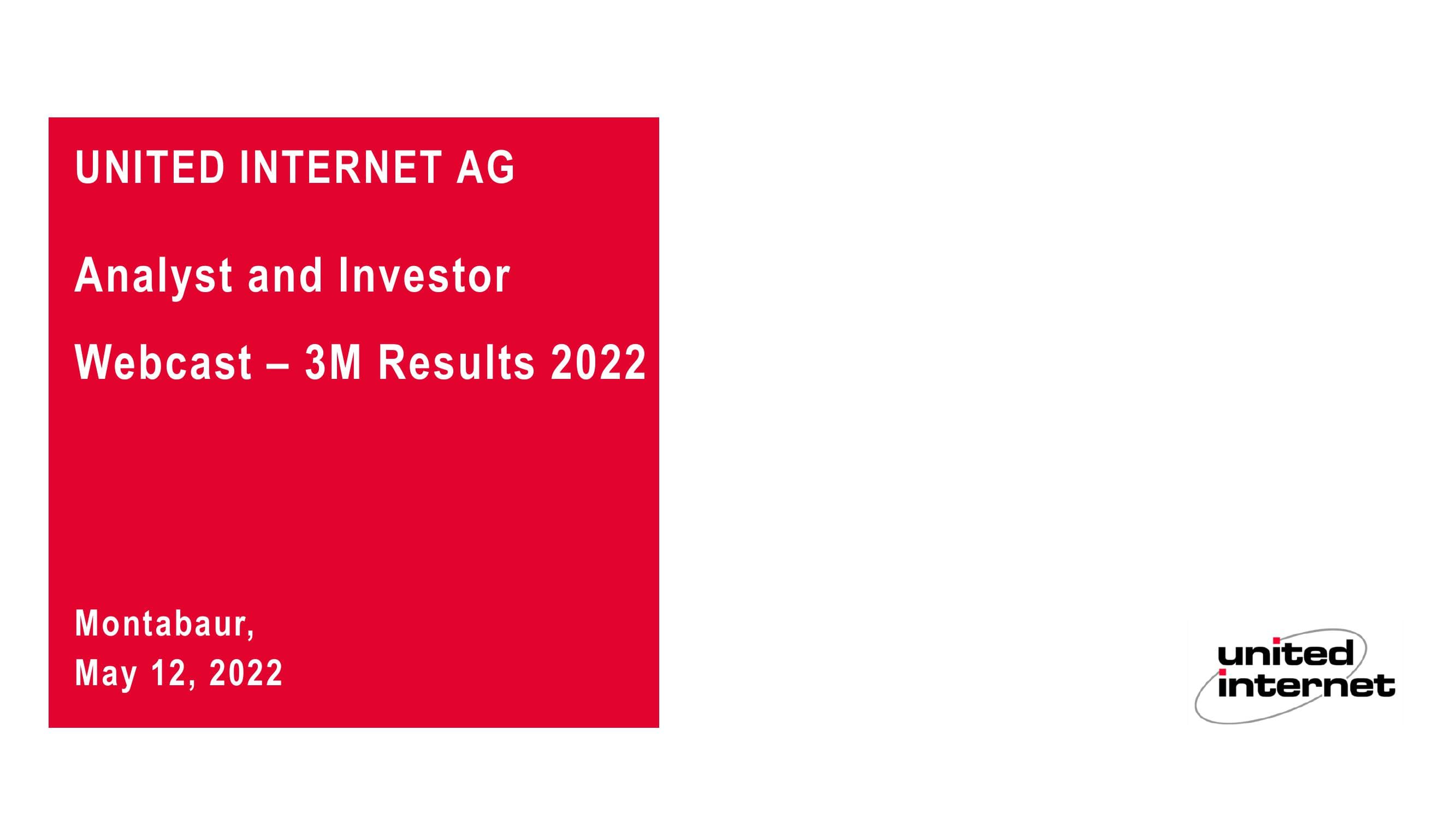 Analyst and Investor Call Presentation - 3M 2022 image