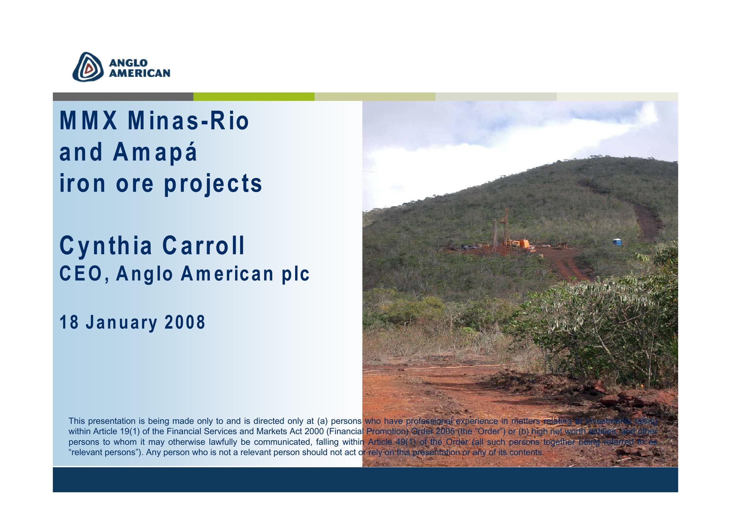 Anglo American Iron Ore Market Prospects and Minas-Rio Project Overview image