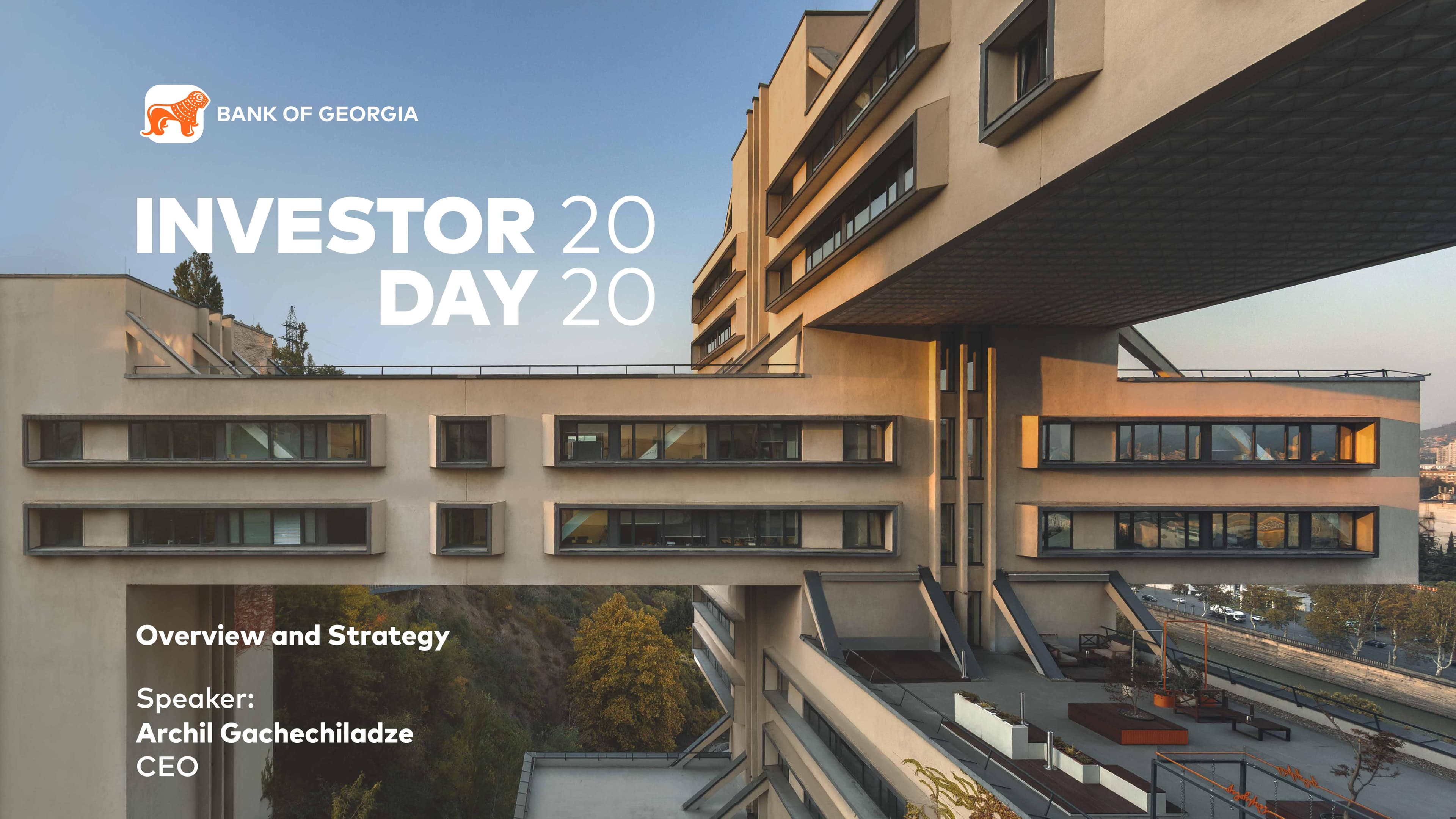 Investor Day 2020 Overview and Strategy image