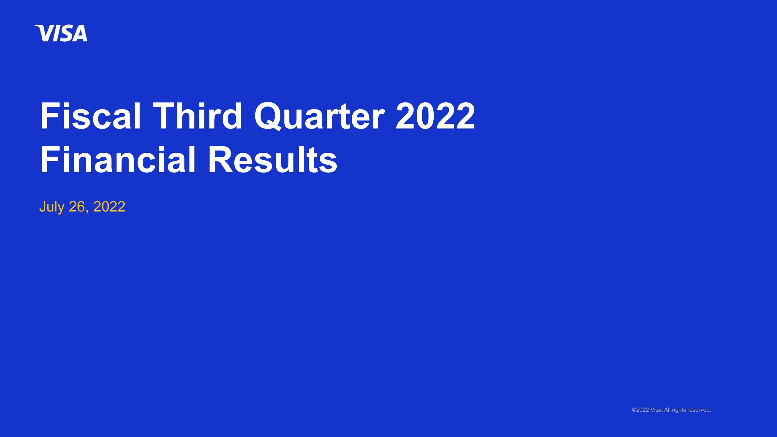 Fiscal Third Quarter 2022 Financial Results image