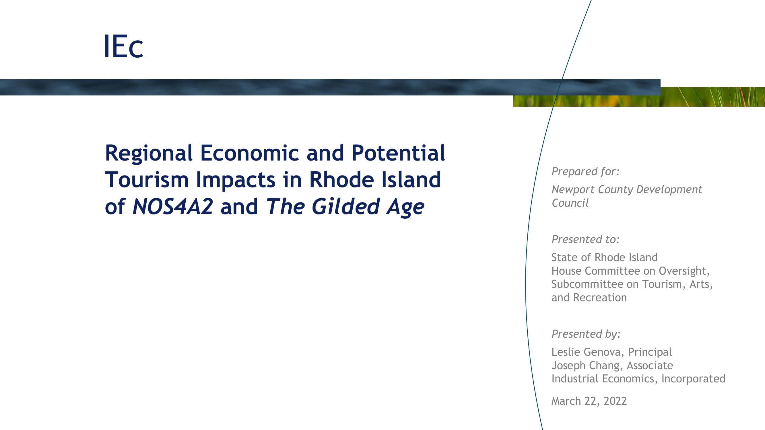 Economic Impact of NOS4A2 in Rhode Island image