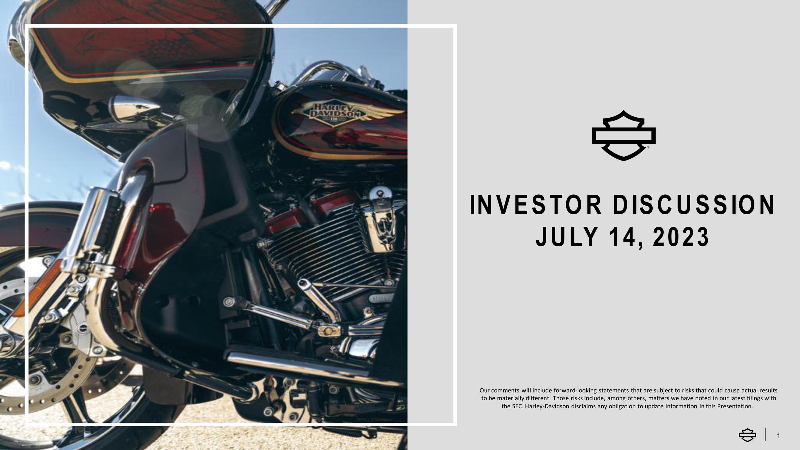 Harley-Davidson Investor Discussion image