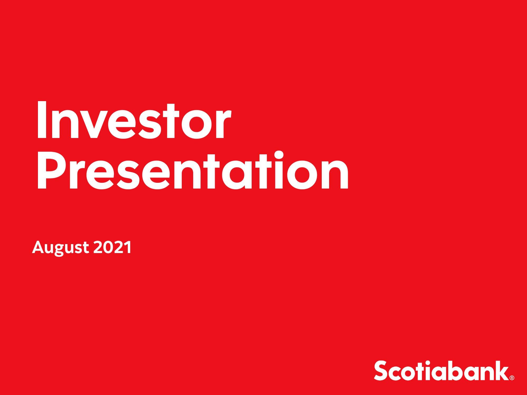 Scotiabank Financial Overview Q3/21 image