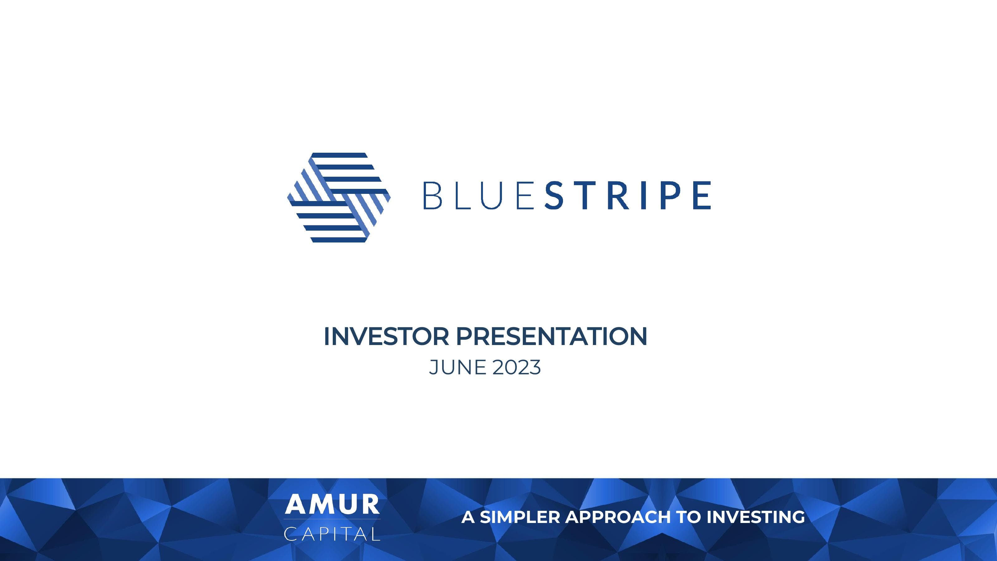 Blue Stripe Fund Summary image