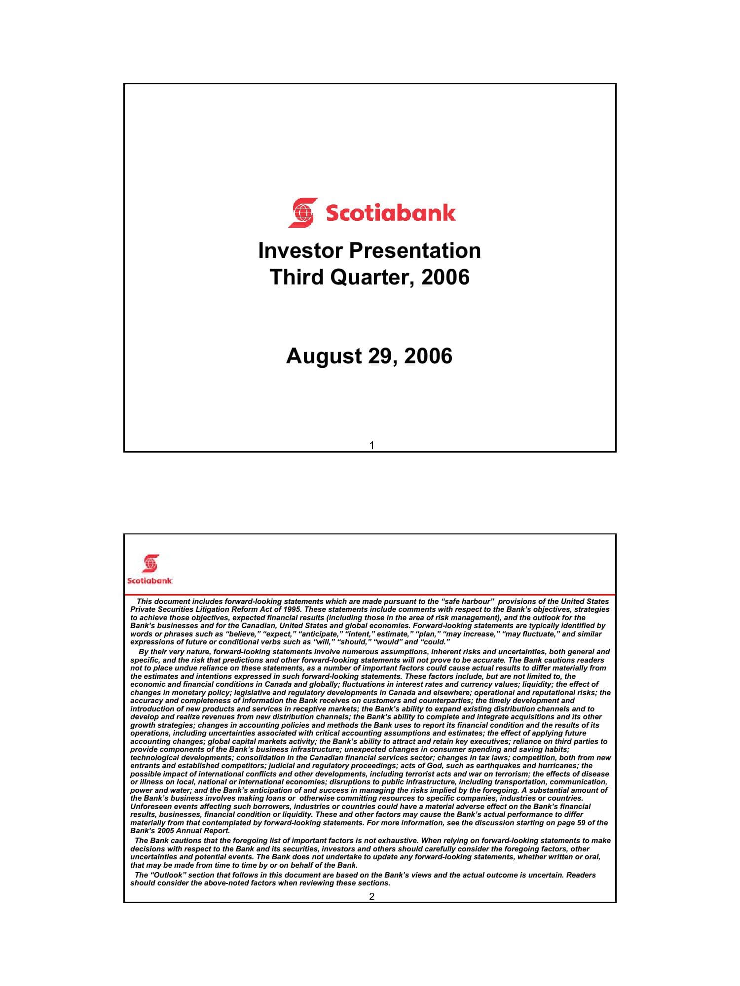 Scotiabank Financial Performance Update image