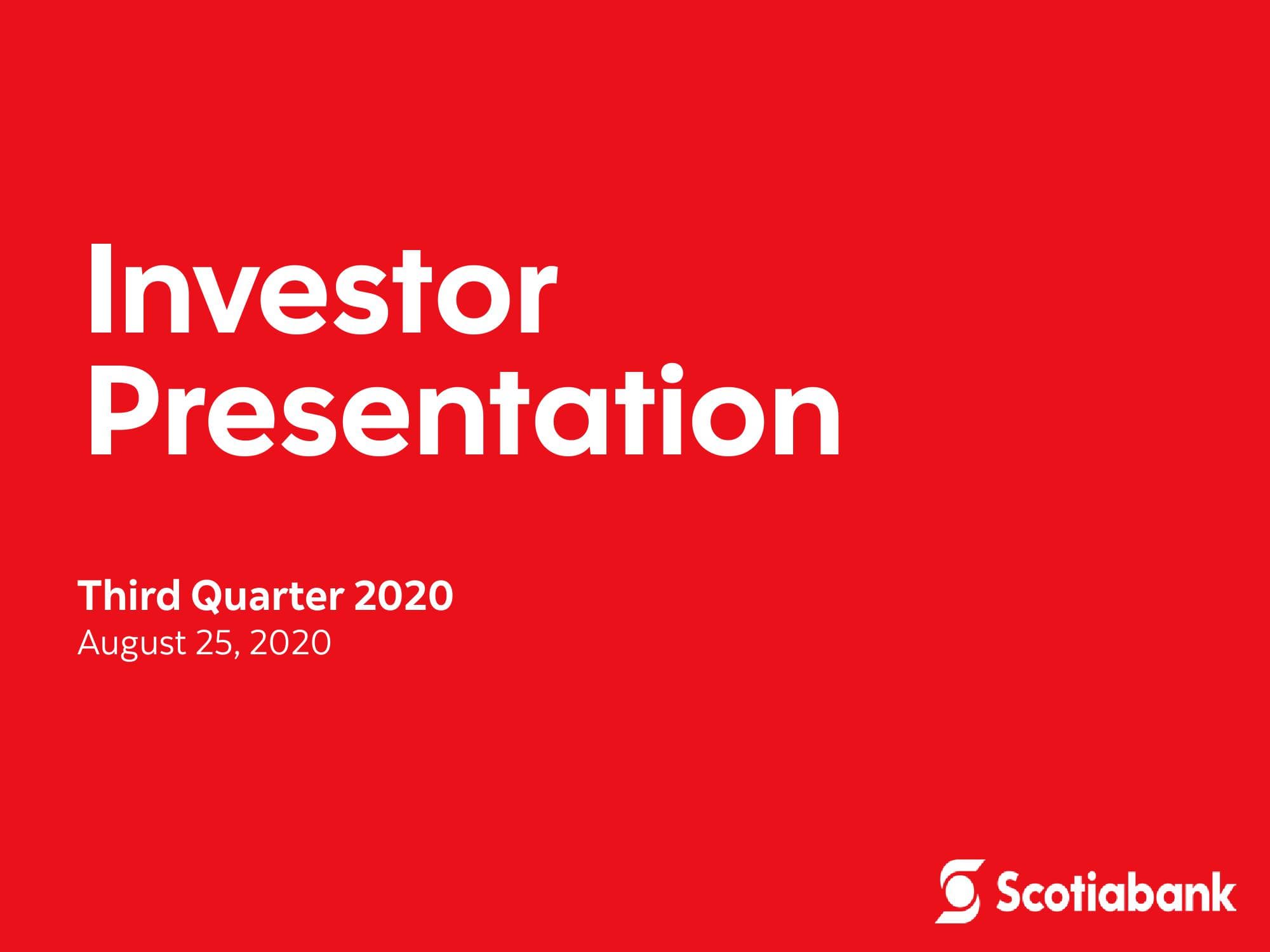 Investor Presentation Q3 2020 image