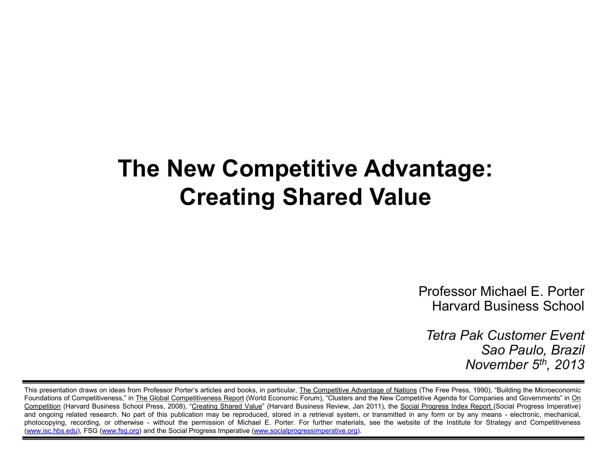 Creating Shared Value image