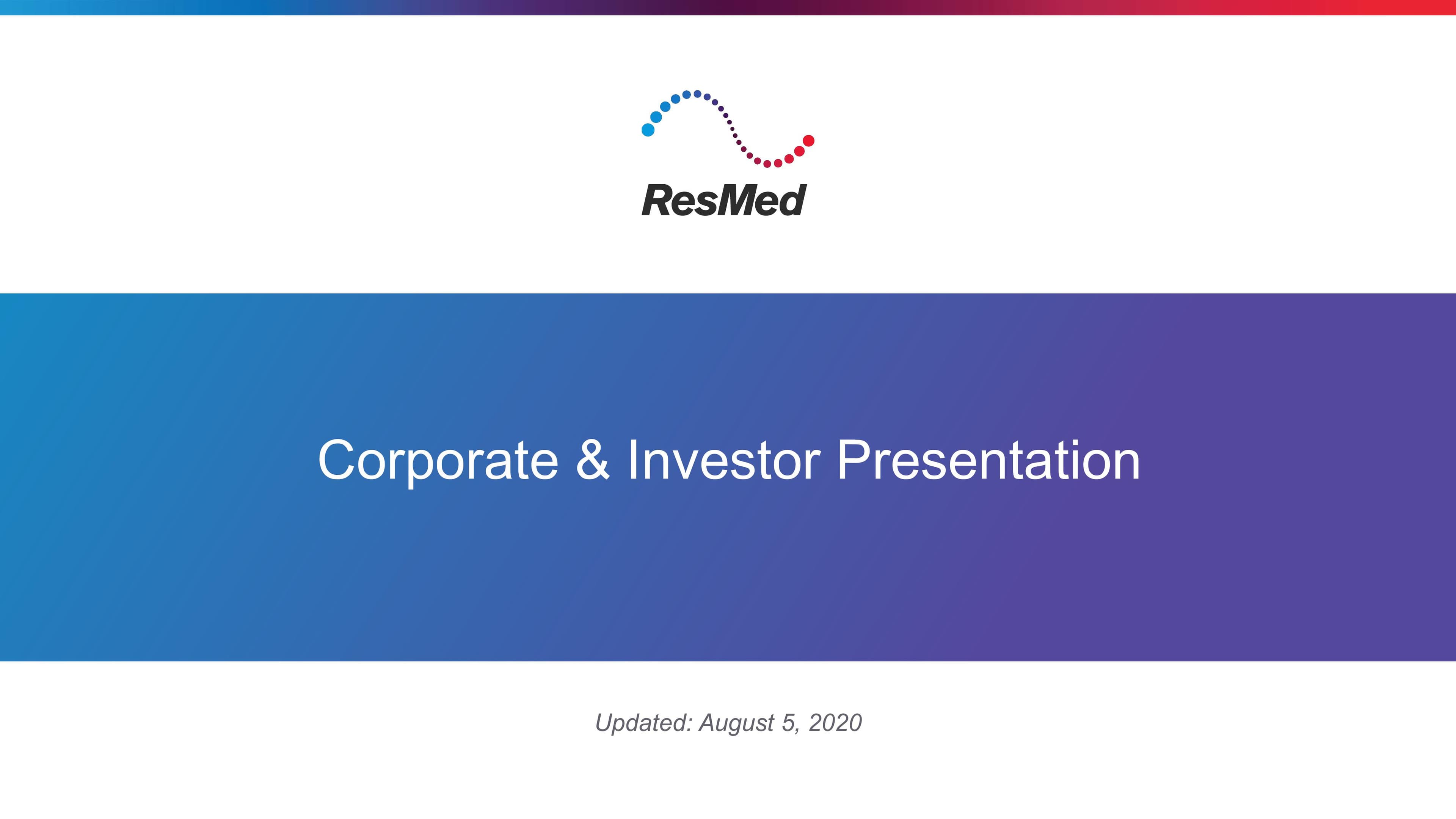 Corporate & Investor Presentation image