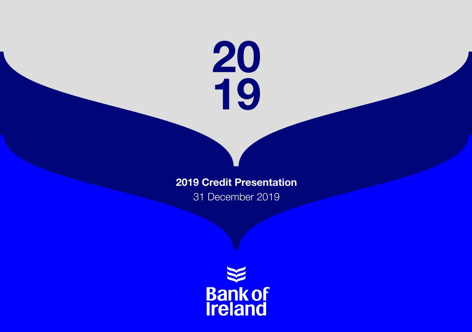 Bank of Ireland 2019 Credit Presentation image