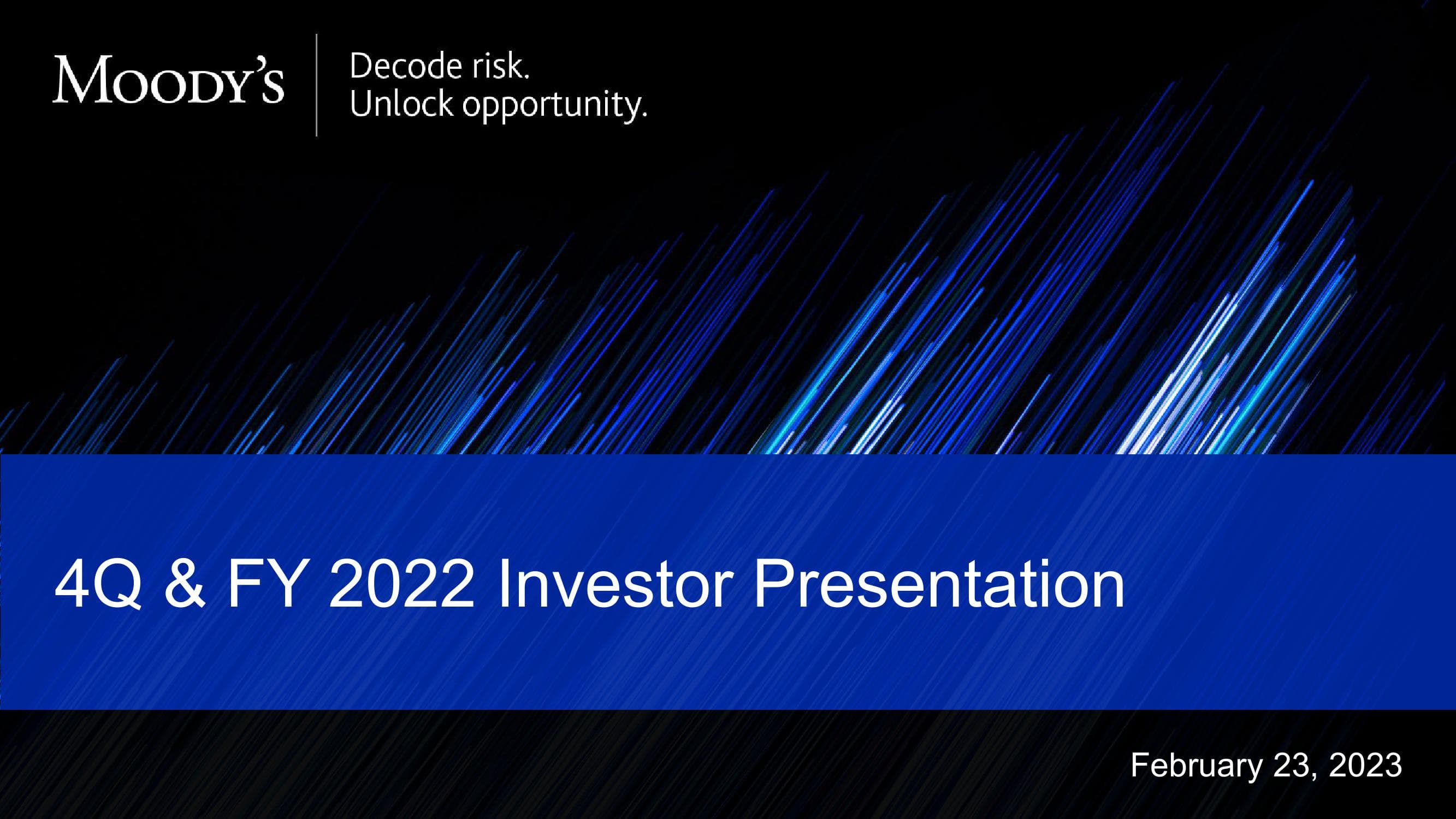 4Q and FY 2022 Investor Presentation image