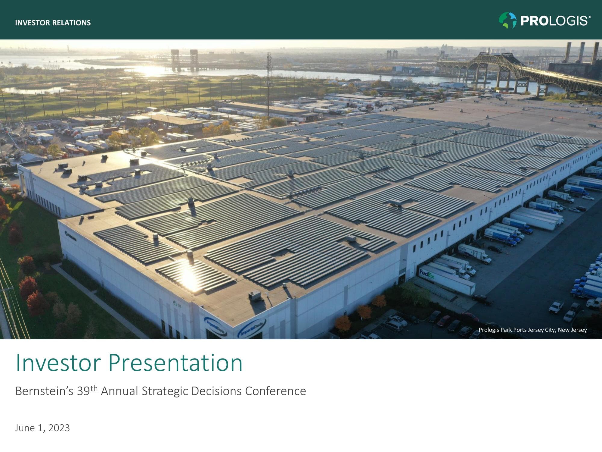 Prologis Q1 2023 Investor Relations Update image