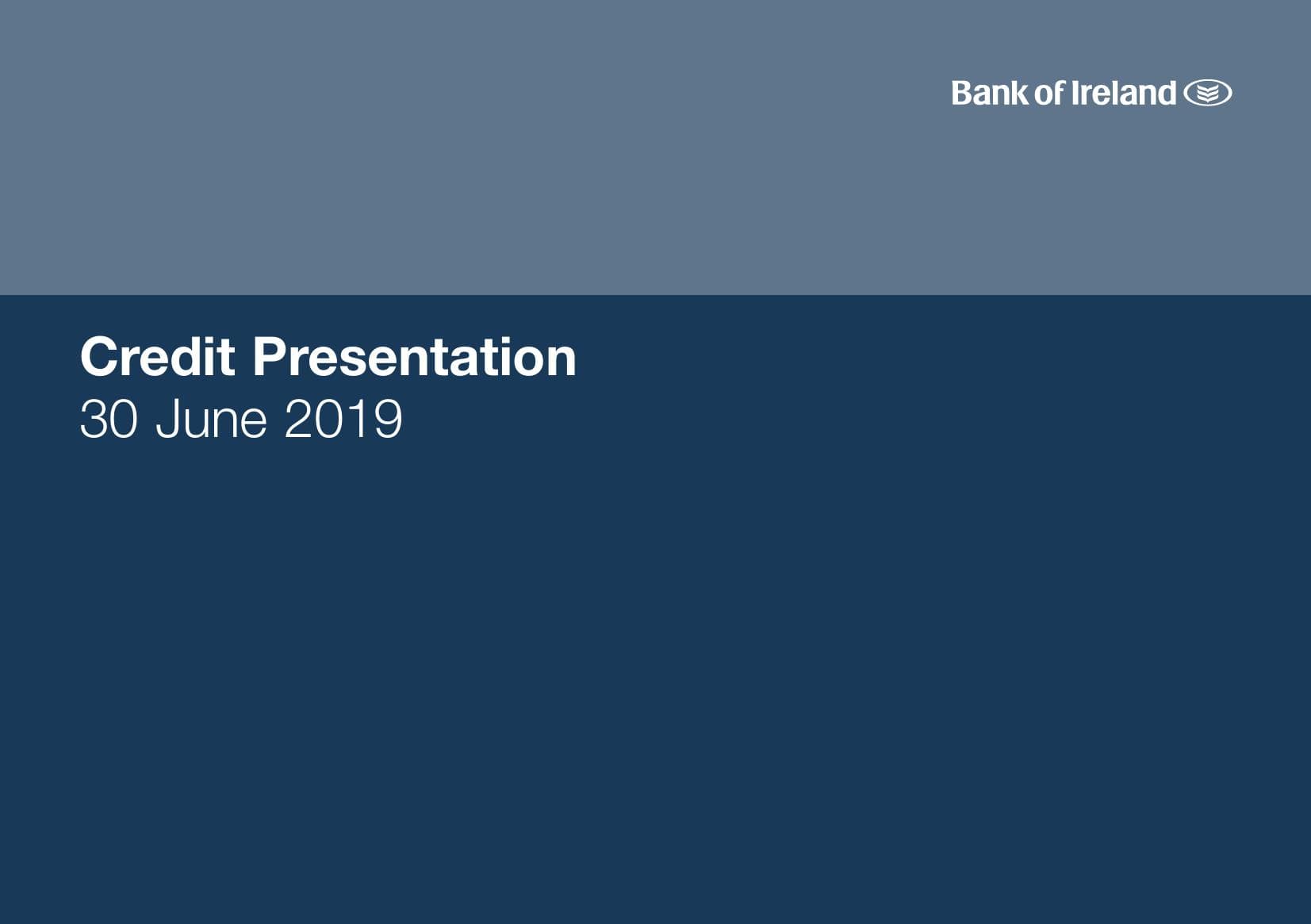 2019 Interim Results Credit Presentation image