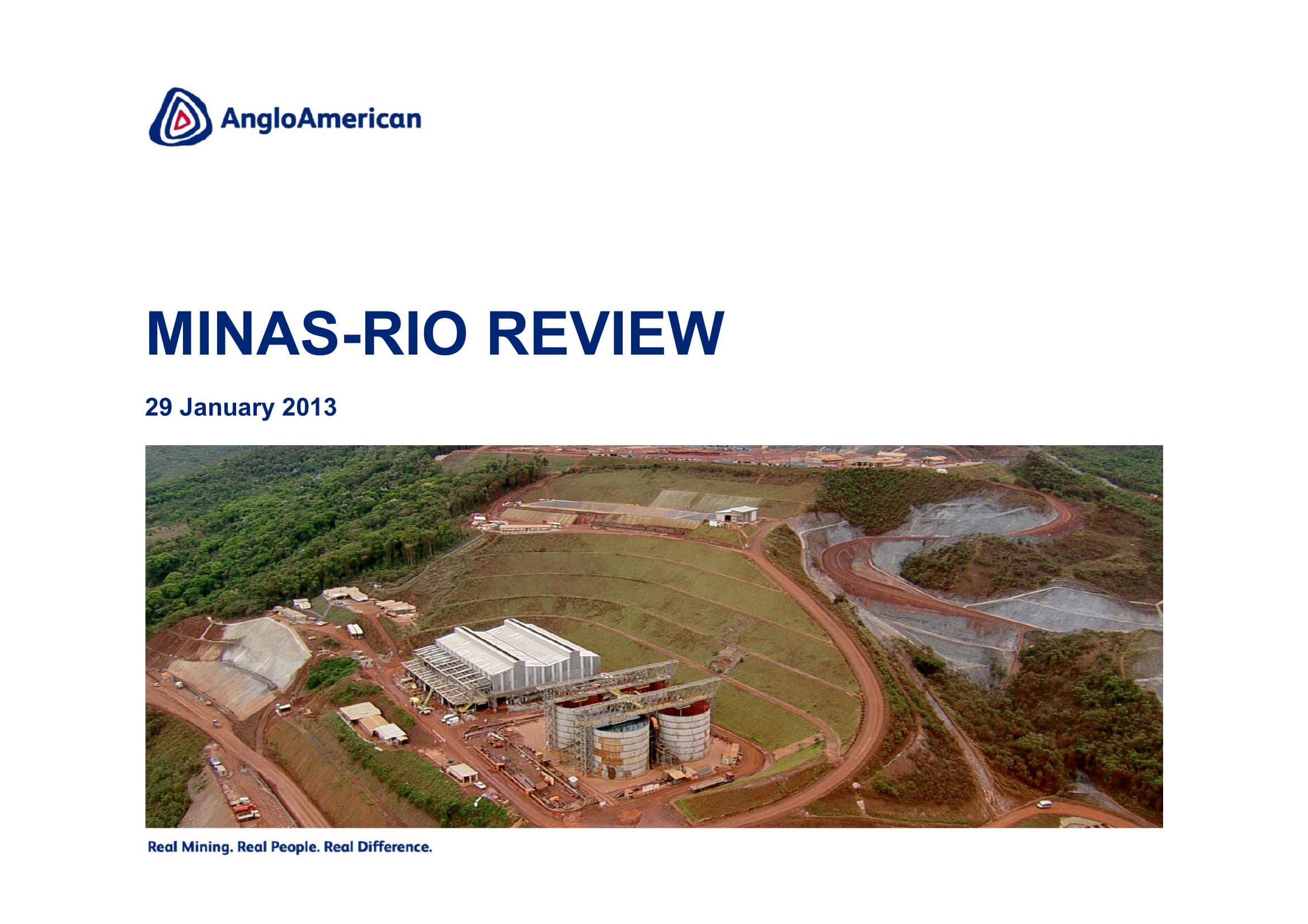 Minas-Rio Impairment Considerations and Project Delivery image