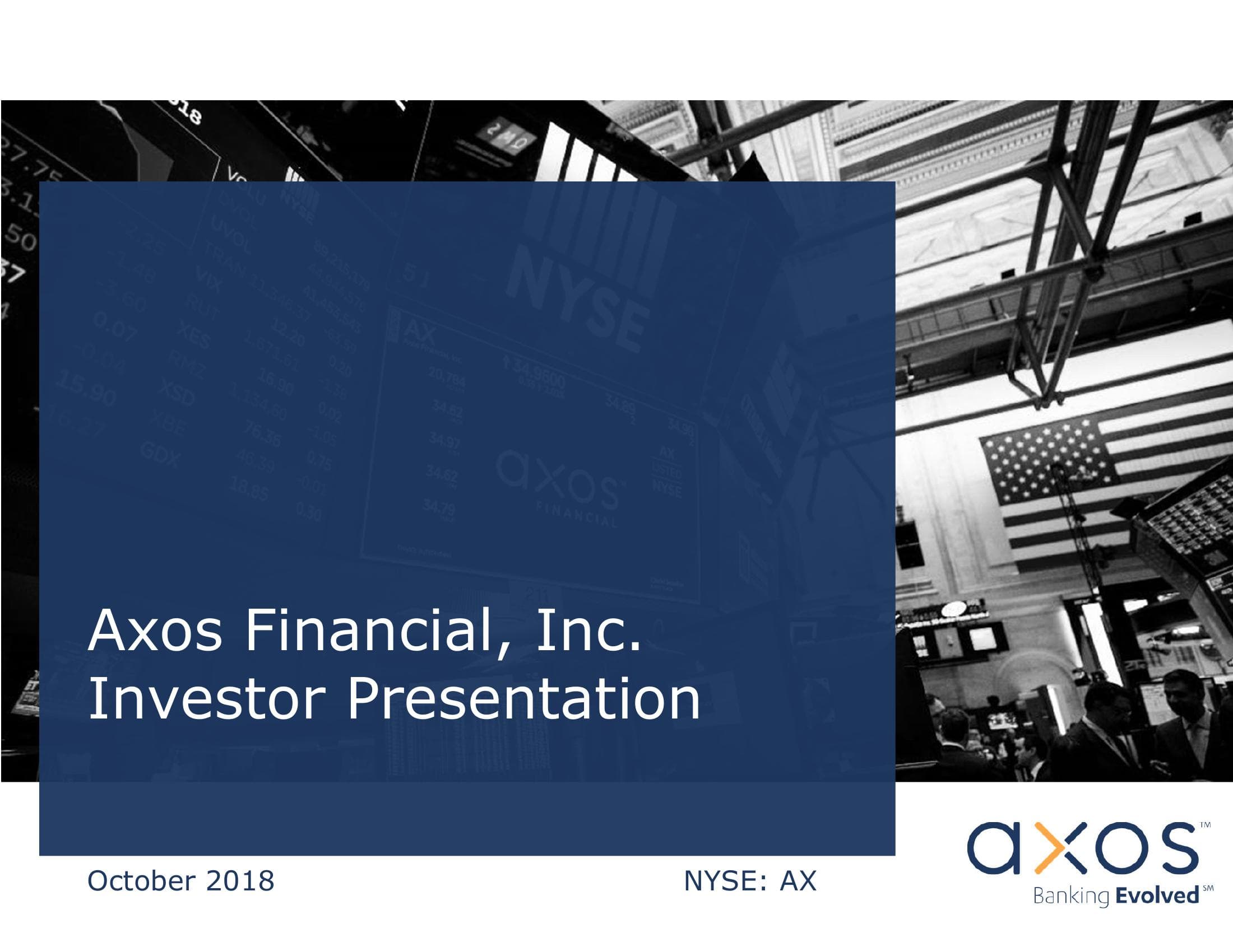 Axos Financial, Inc. Investor Presentation image