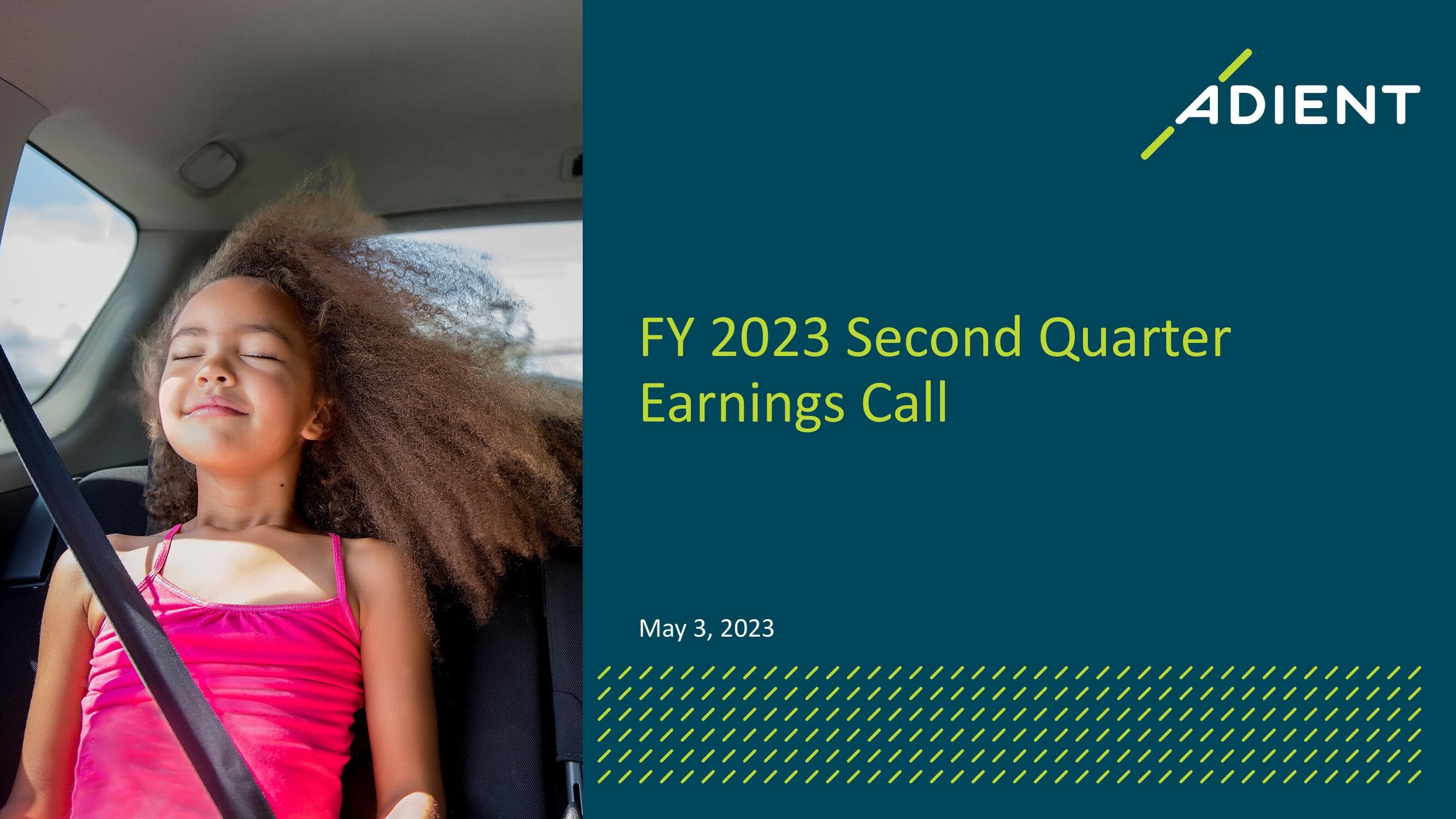 FY 2023 Second Quarter Earnings Call image