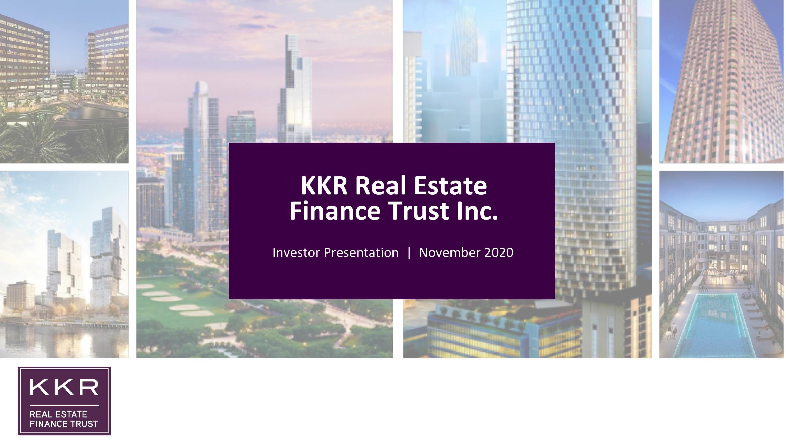 KKR Real Estate Finance Trust Investor Presentation Deck image