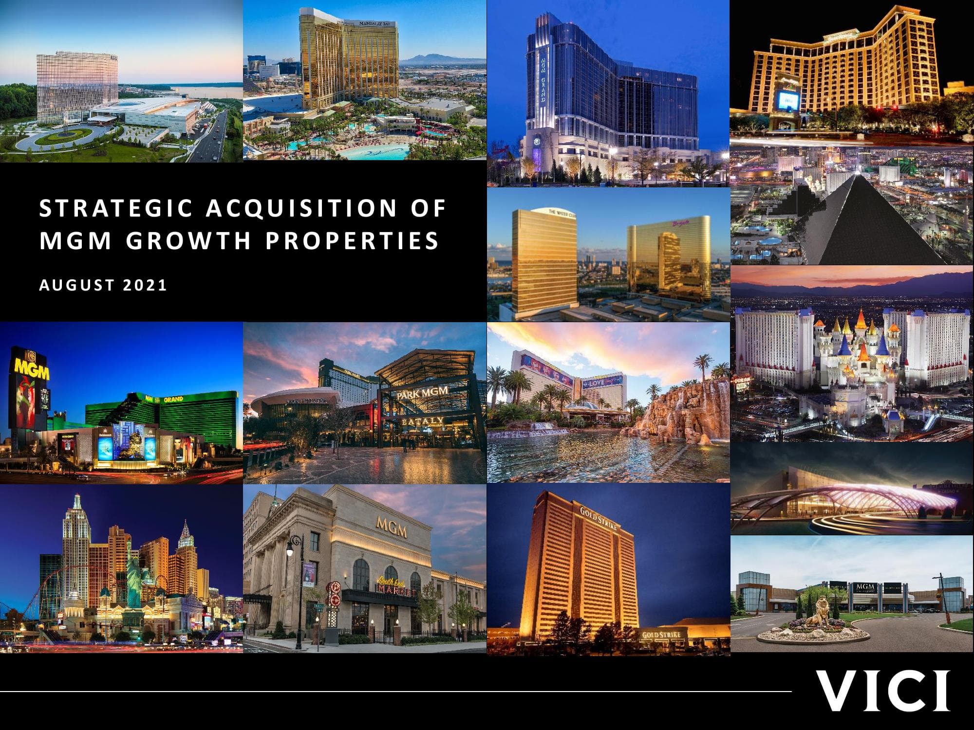 Strategic Acquisition of MGM Growth Properties image