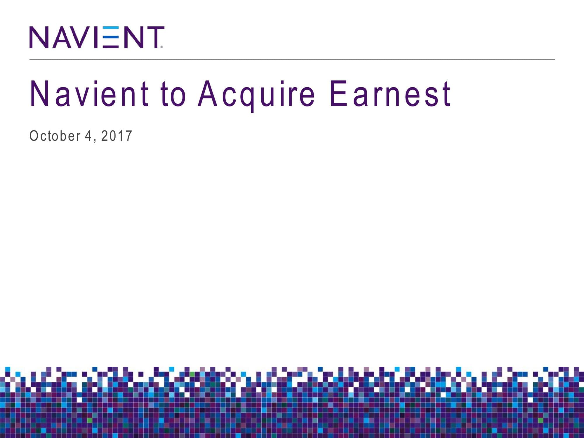 Navient to Acquire Earnest image