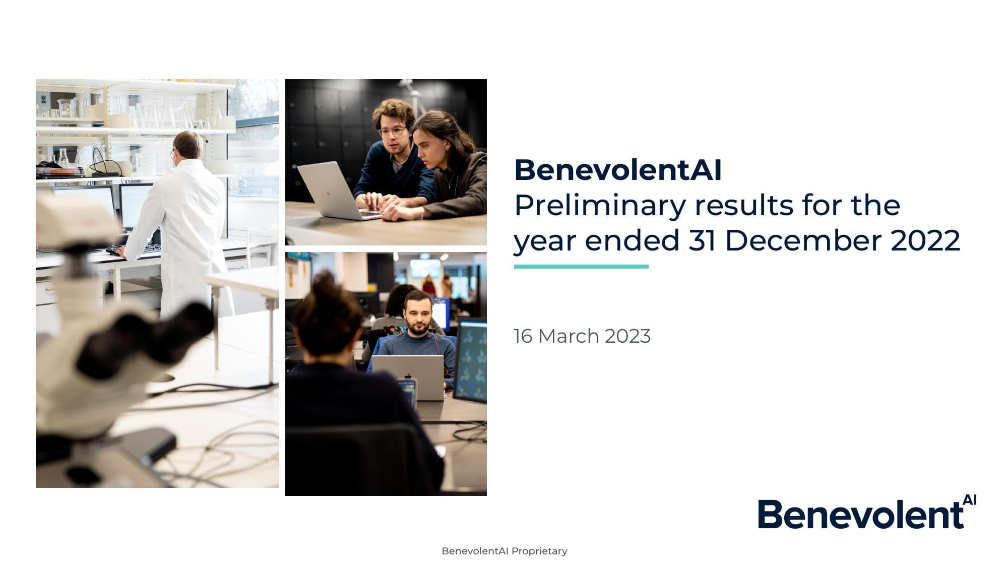 BenevolentAI Results Presentation Deck image