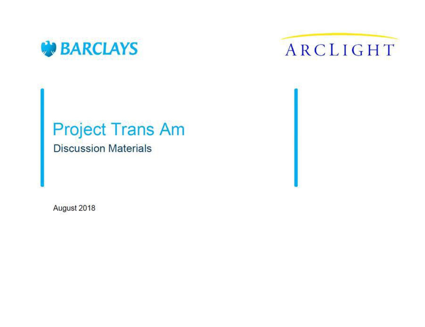 Barclays Investment Banking Pitch Book image