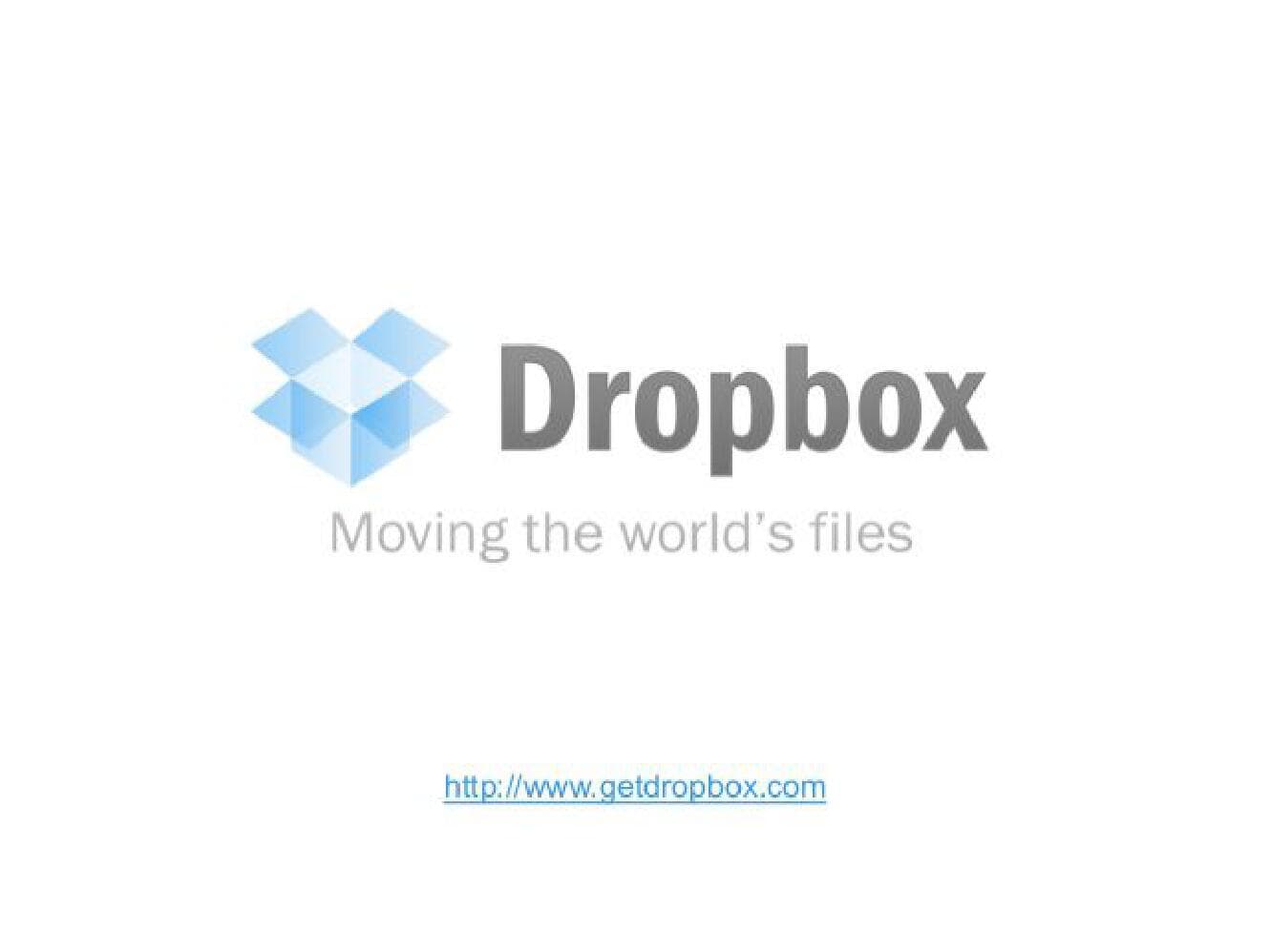 Dropbox Start Up Pitch Deck image