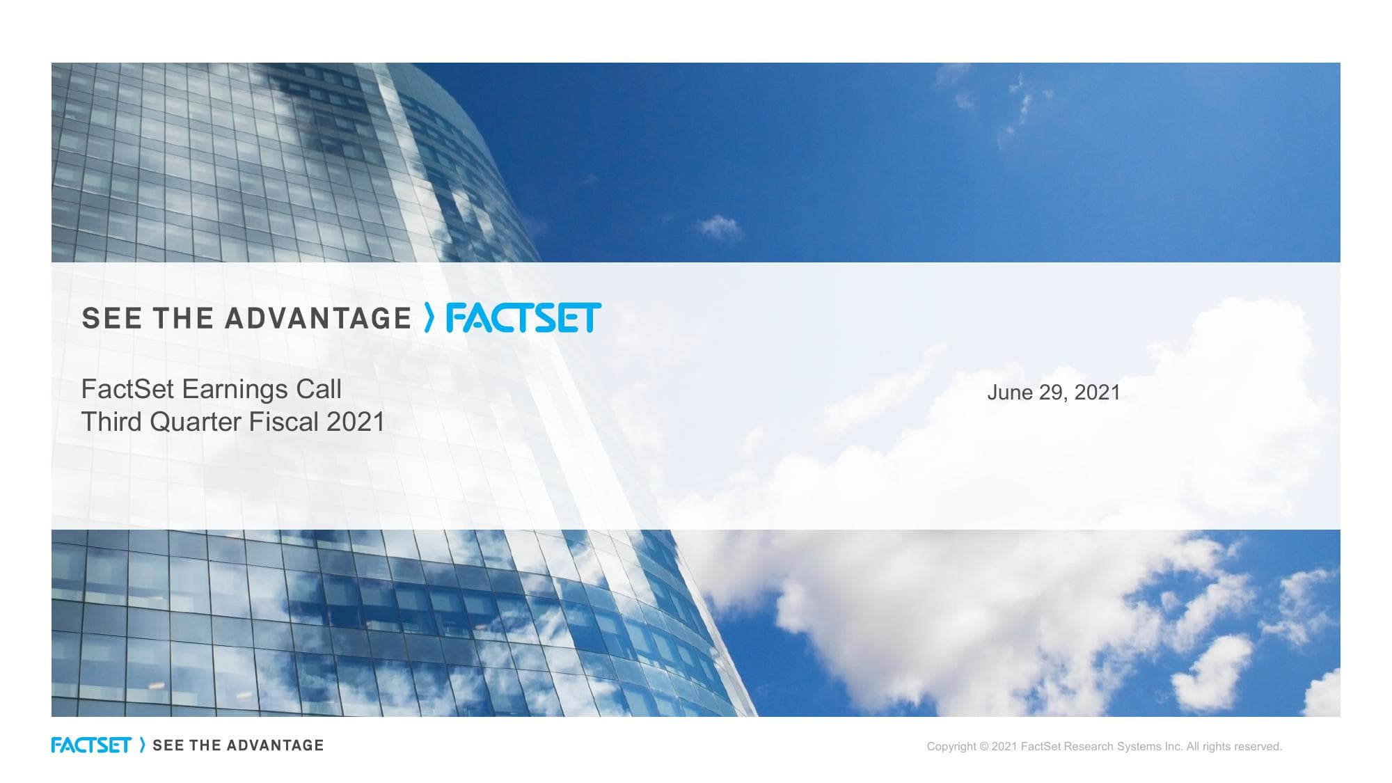 Factset Results Presentation Deck image