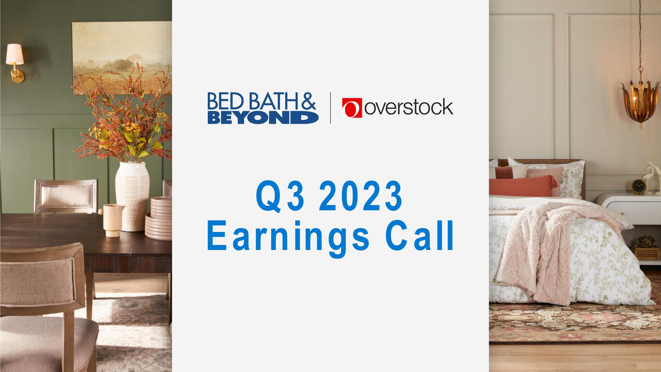 Overstock Results Presentation Deck image