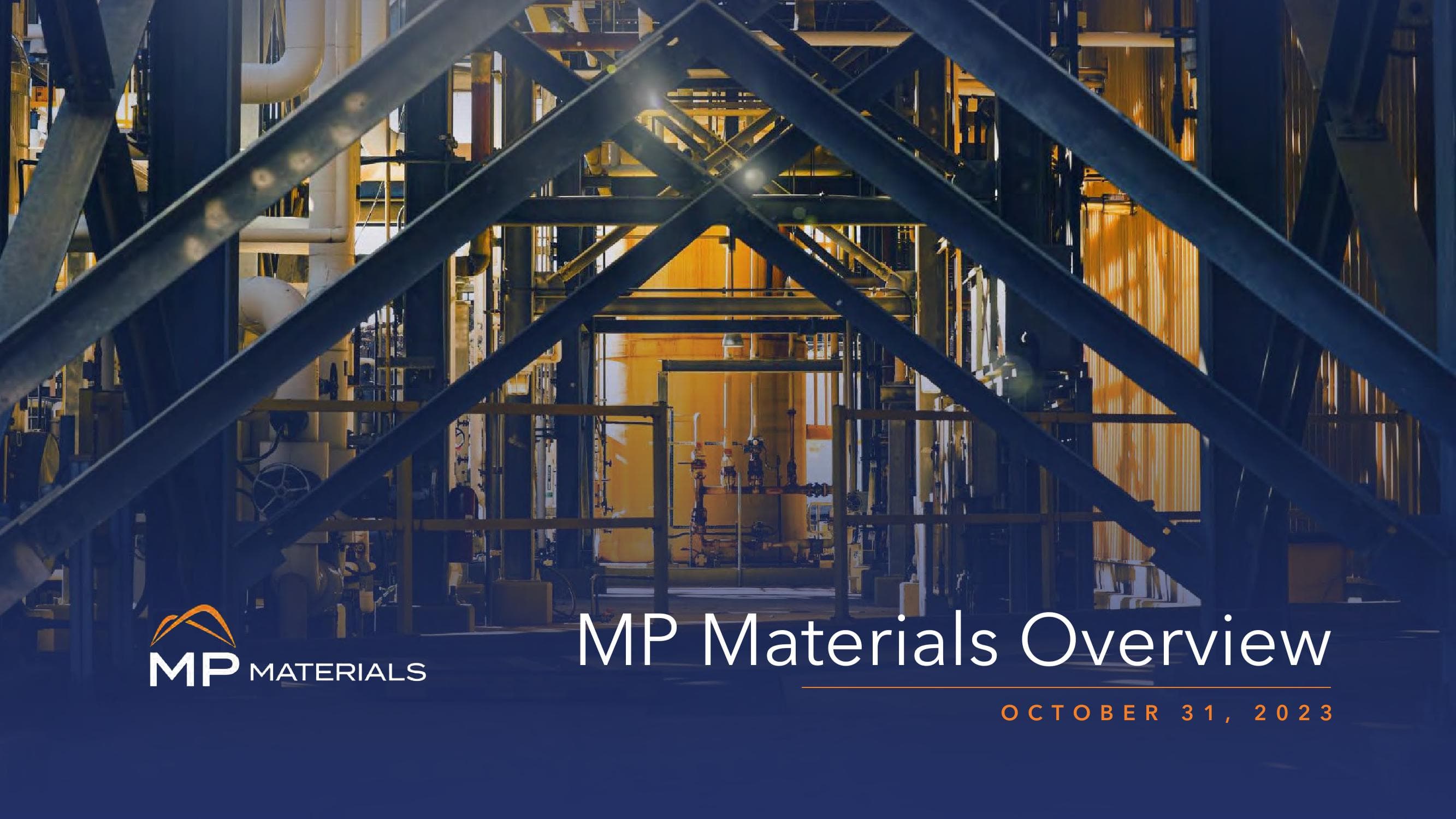 MP Materials Investor Presentation Deck image