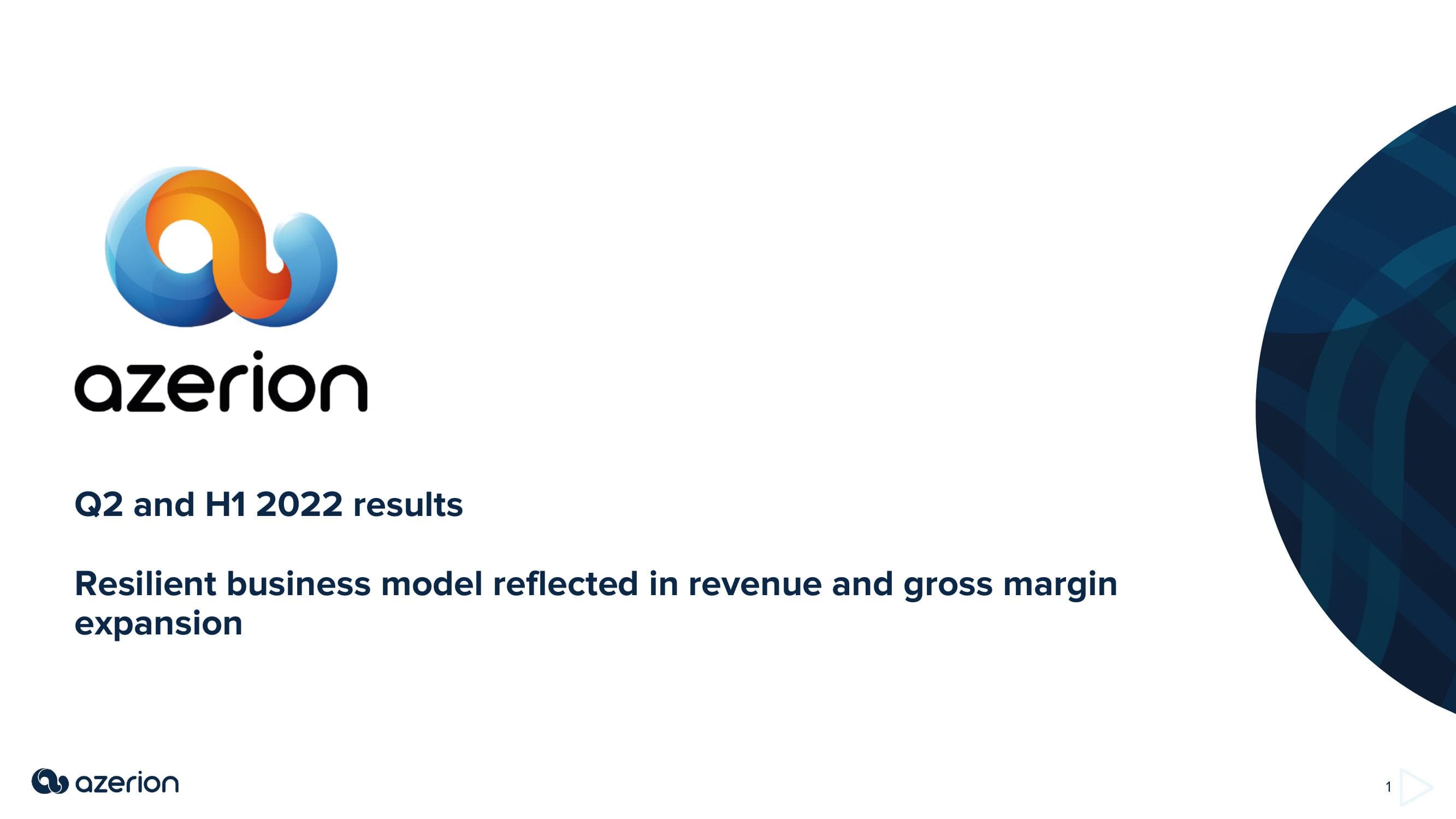 Azerion Results Presentation Deck image