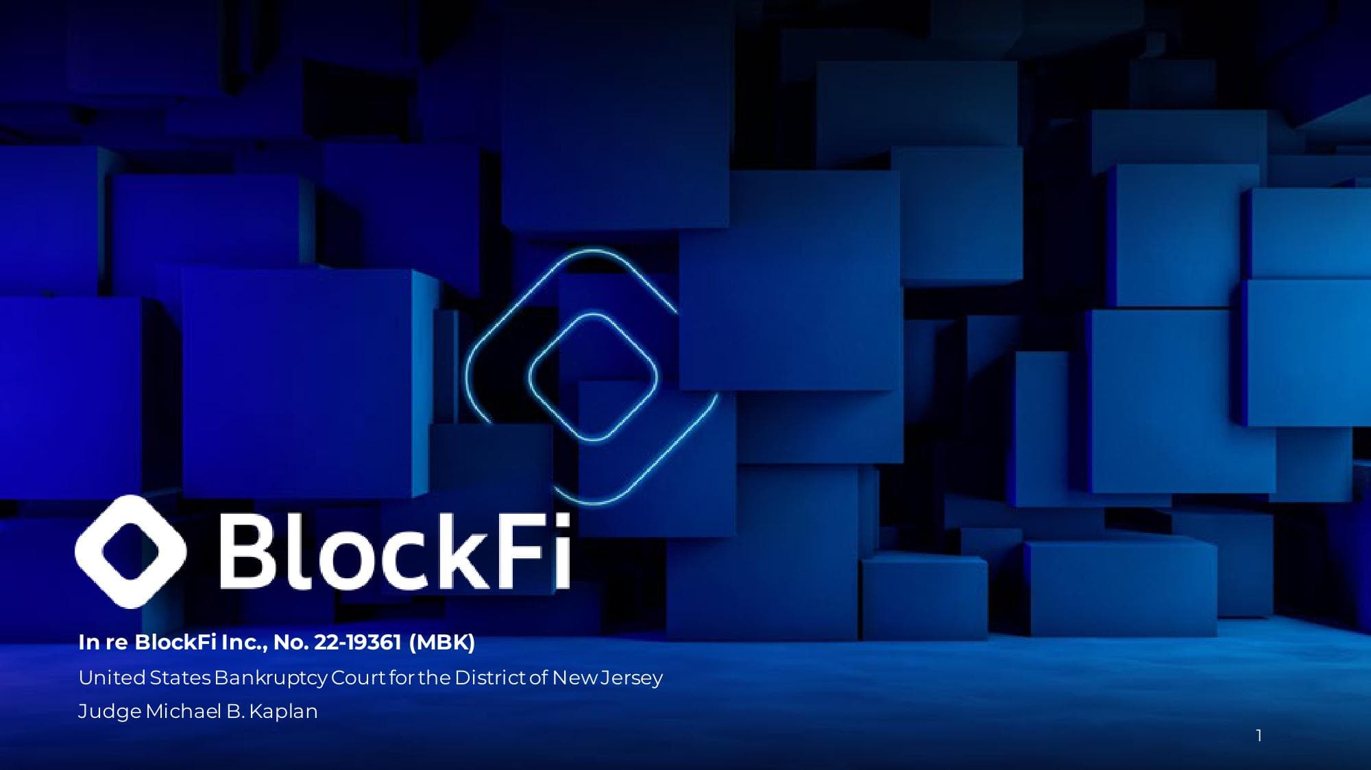 BlockFi Investor Conference Presentation Deck image