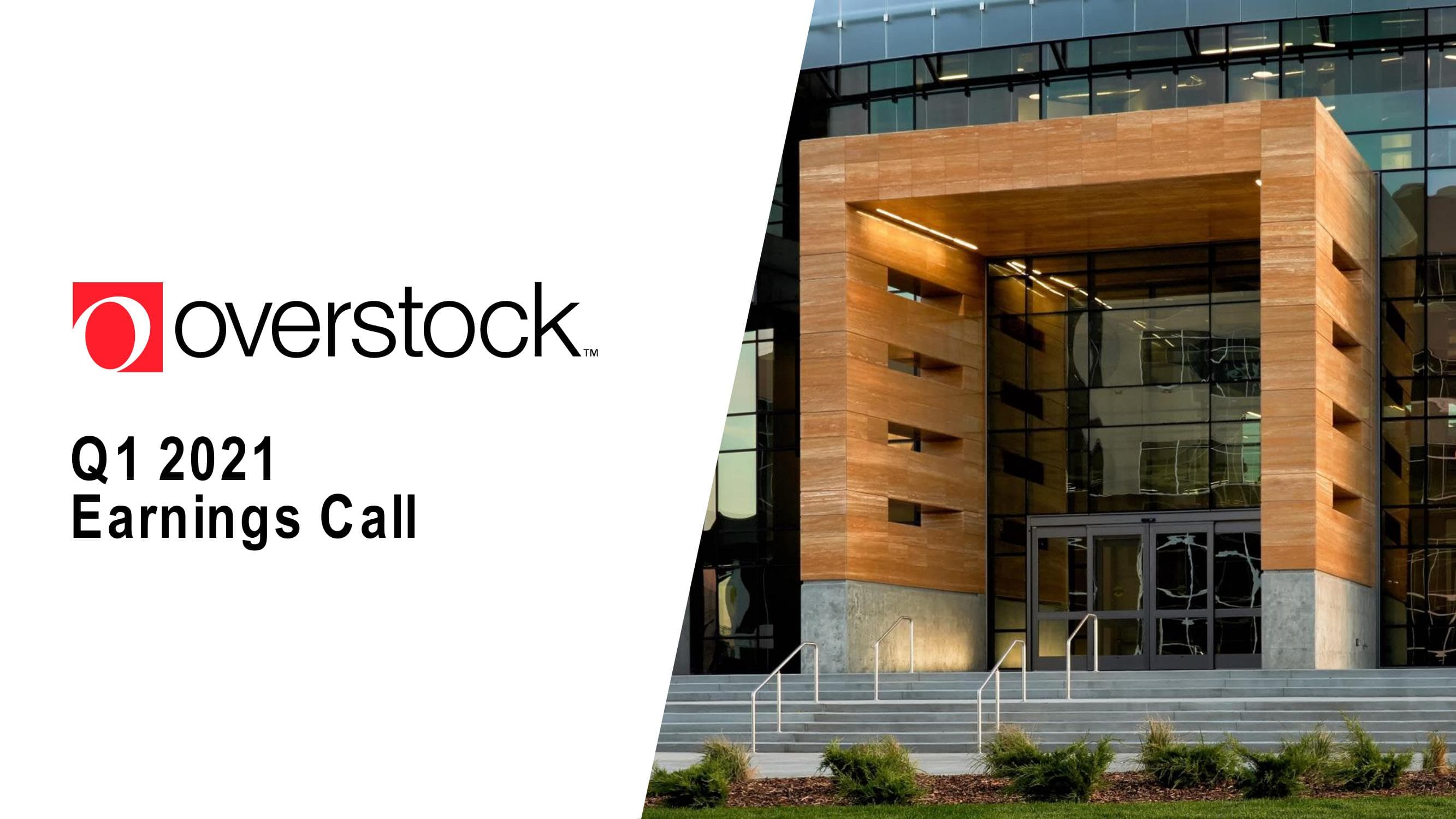 Overstock Results Presentation Deck image