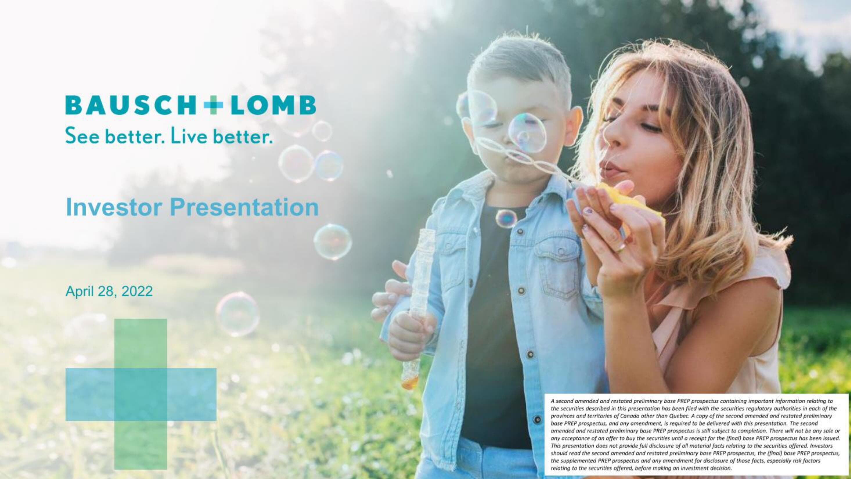 Bausch+Lomb IPO Presentation Deck image