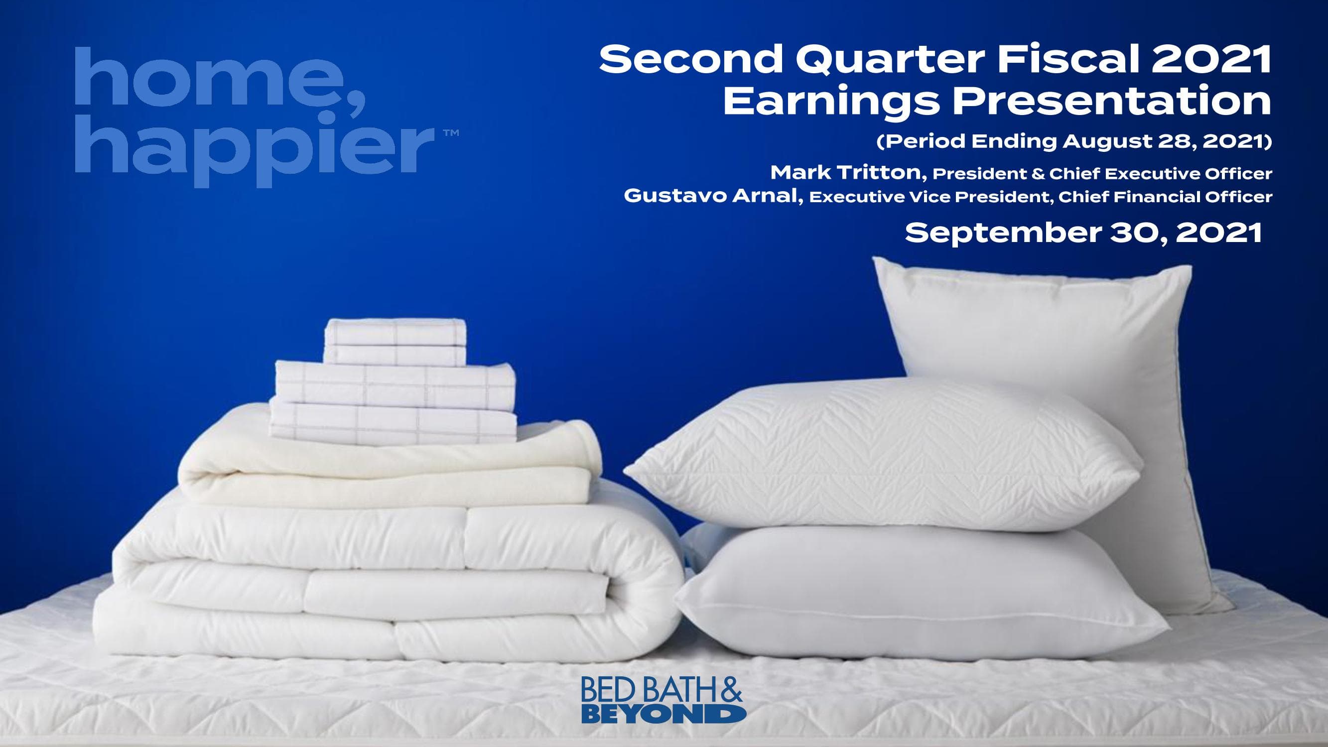 Bed Bath & Beyond Results Presentation Deck image