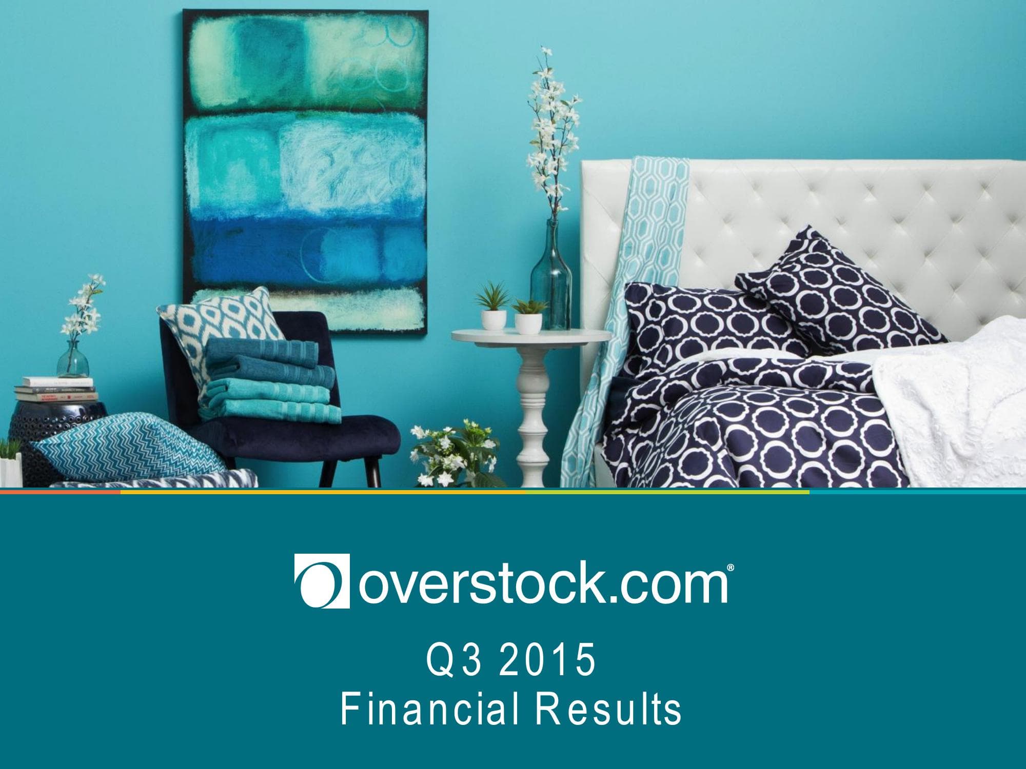 Overstock Results Presentation Deck image