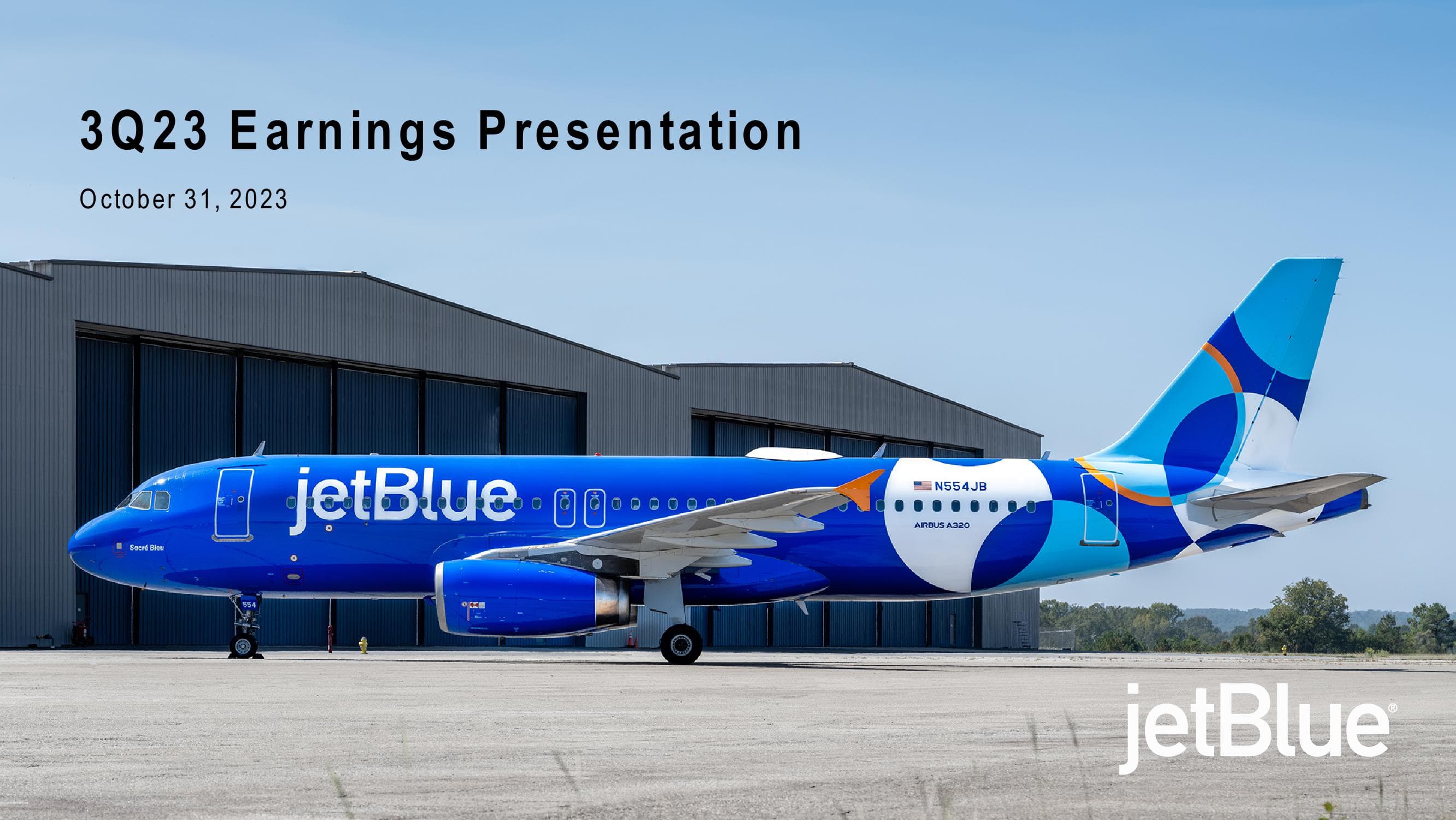 jetBlue Results Presentation Deck image