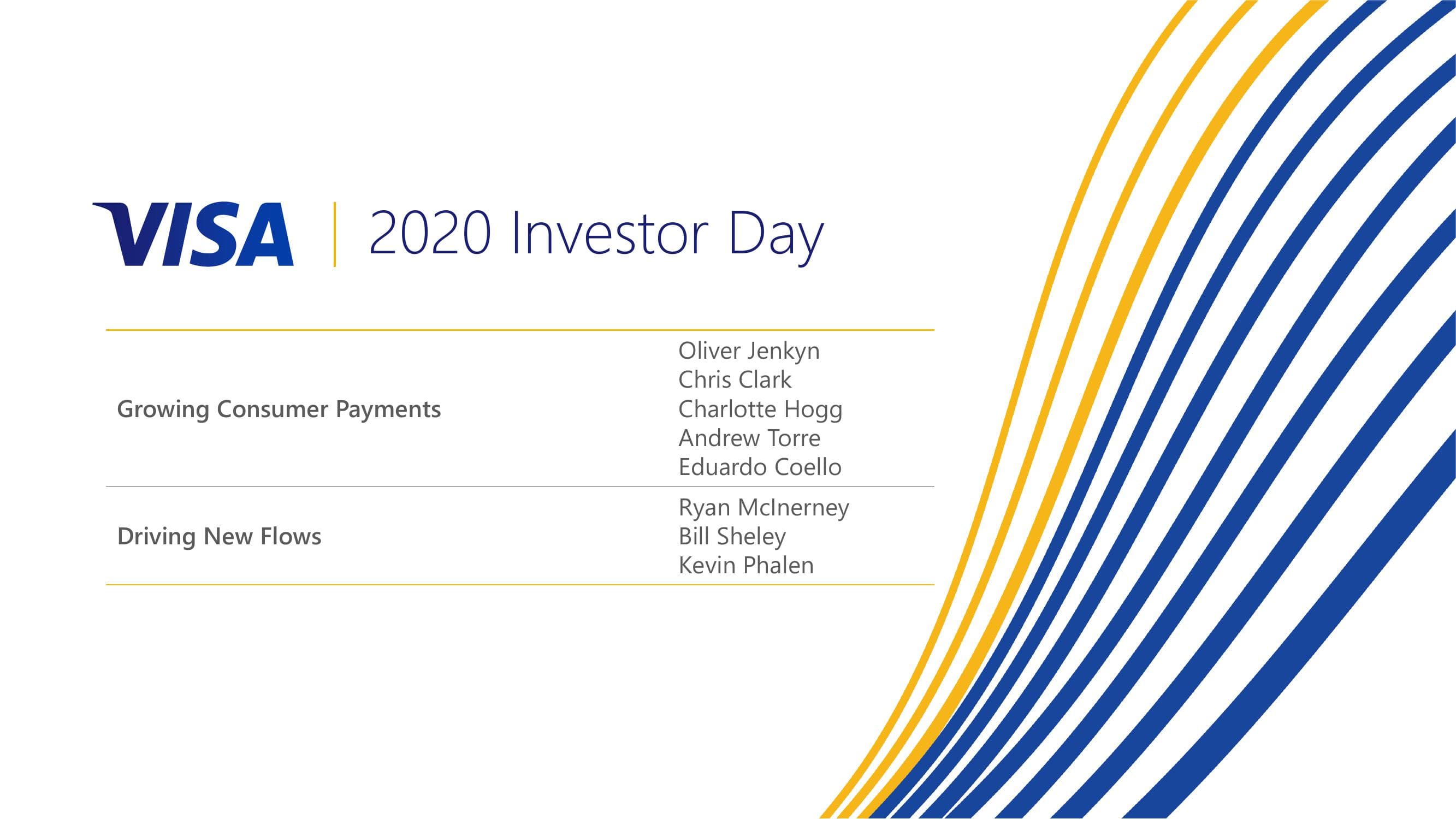 VISA 2020 Investor Day image