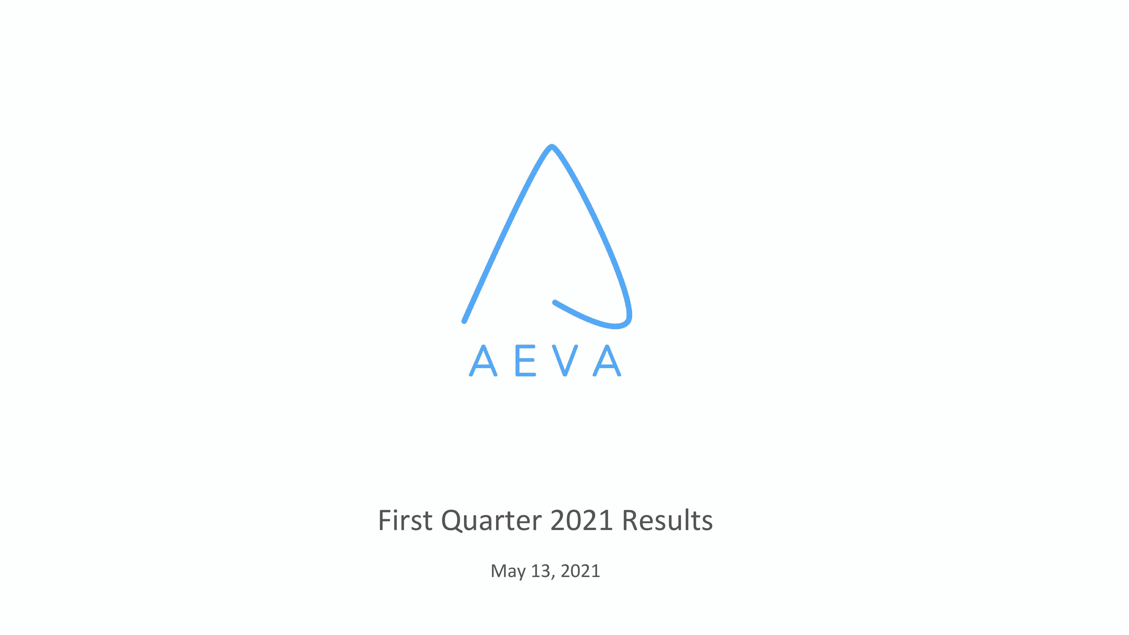 Aeva Results Presentation Deck image