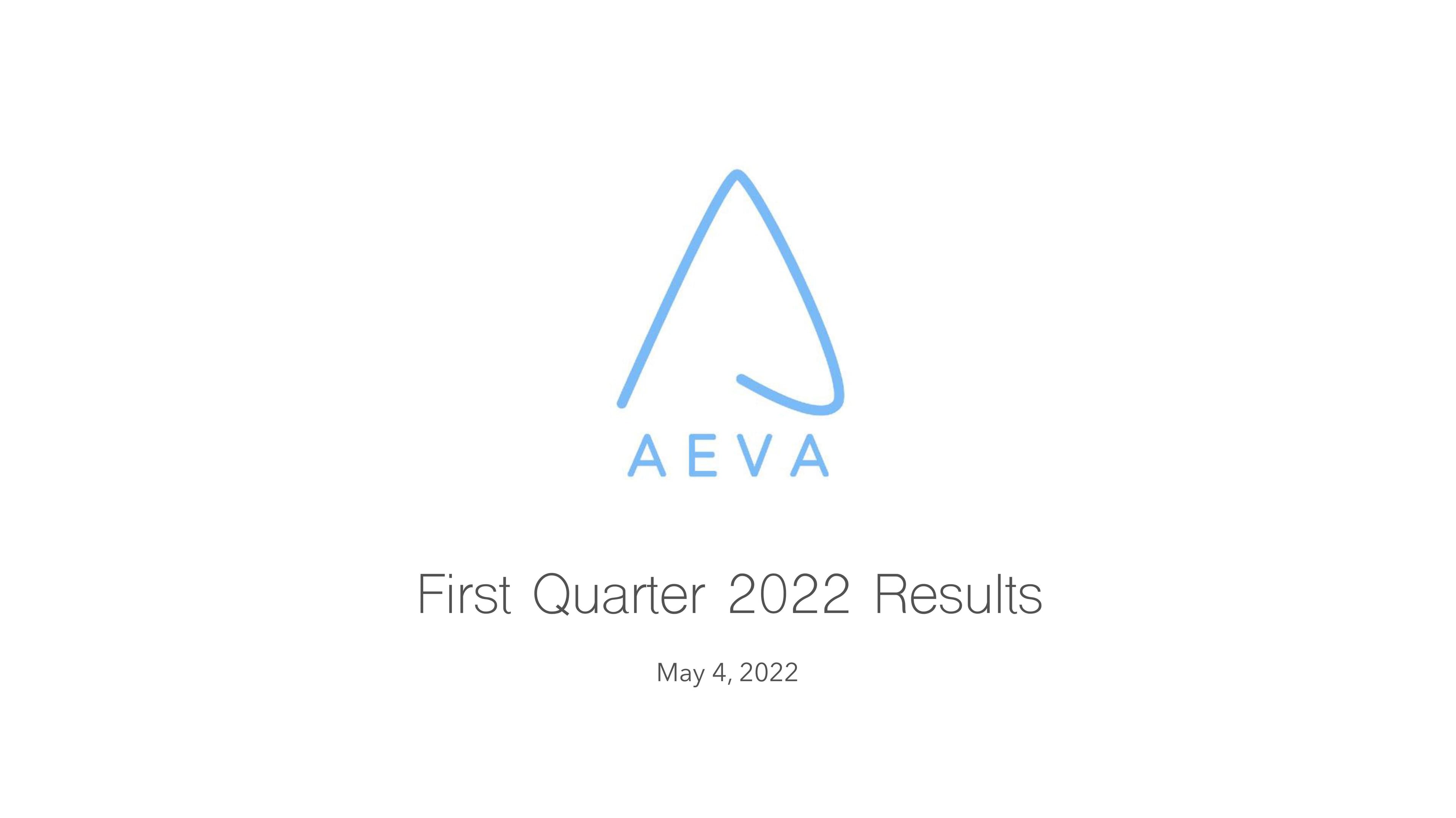 Aeva Results Presentation Deck image