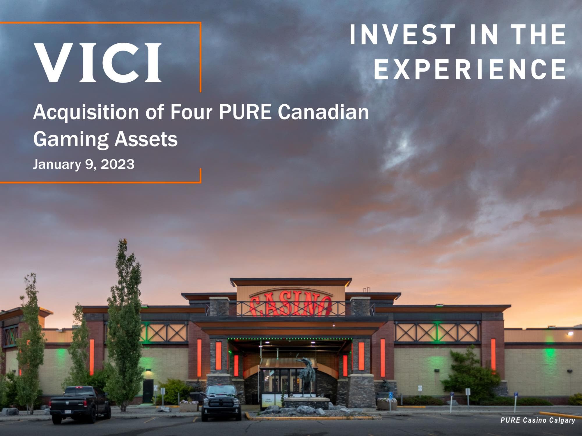 Acquisition of Four Pure Canadian Gaming Assets image