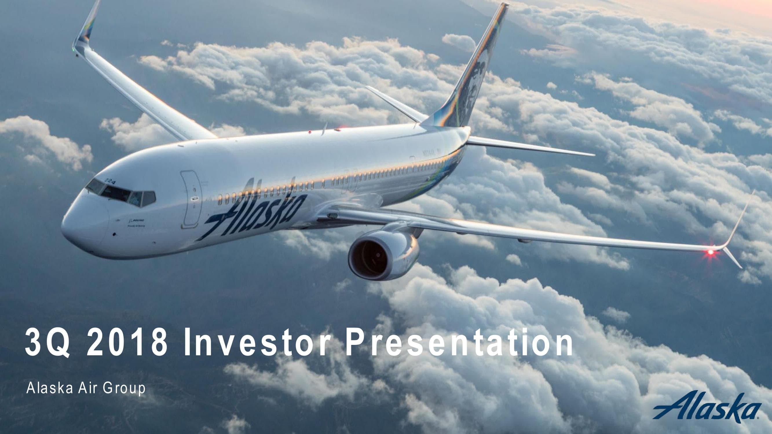 Alaska Air Group 3Q 2018 Investor Presentation image