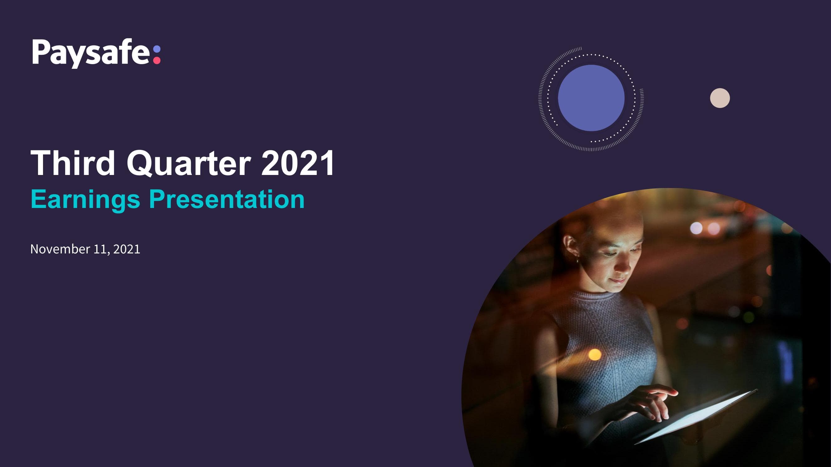 Paysafe Results Presentation Deck image